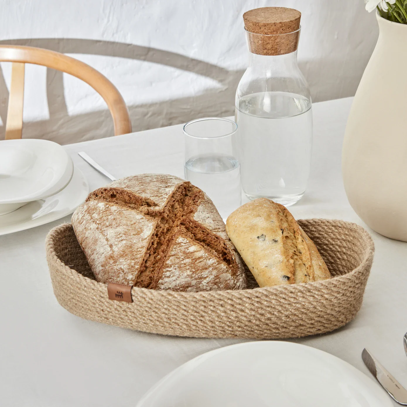 Karaca Home Alba Jute Decorative Plate, 37cm