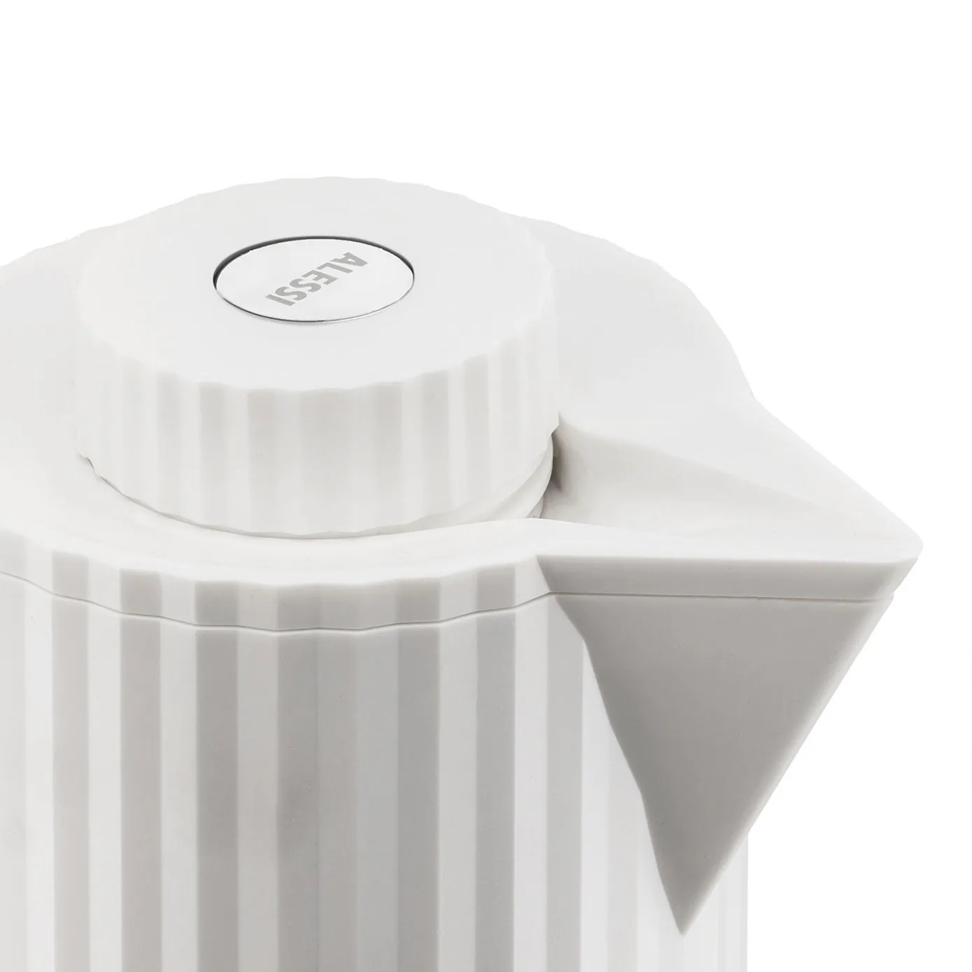Alessi Plissé Thermo Insulated Jug, 1L, White - Image 5