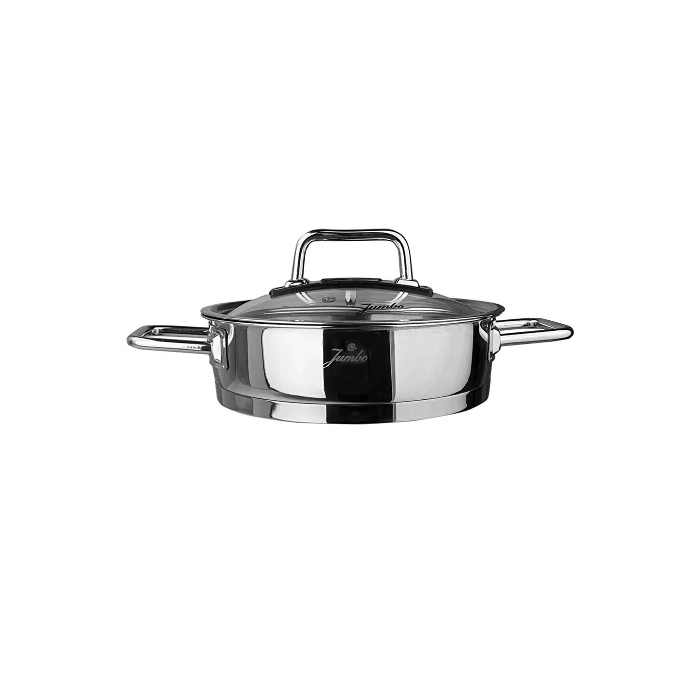 Jumbo Assos 6-Piece Stainless Steel Induction Cookware Set, Midi, Silver - Image 11