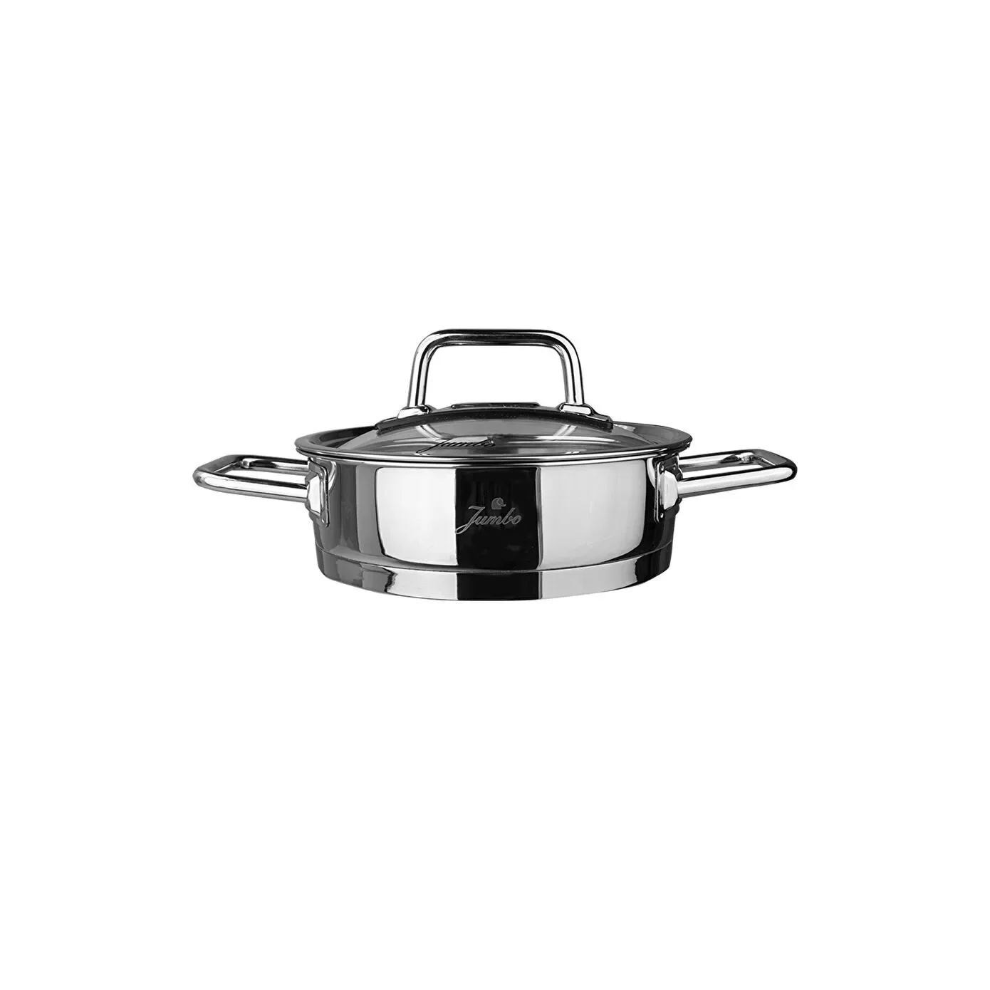 Jumbo Assos 6-Piece Stainless Steel Induction Cookware Set, Midi, Silver - Image 12