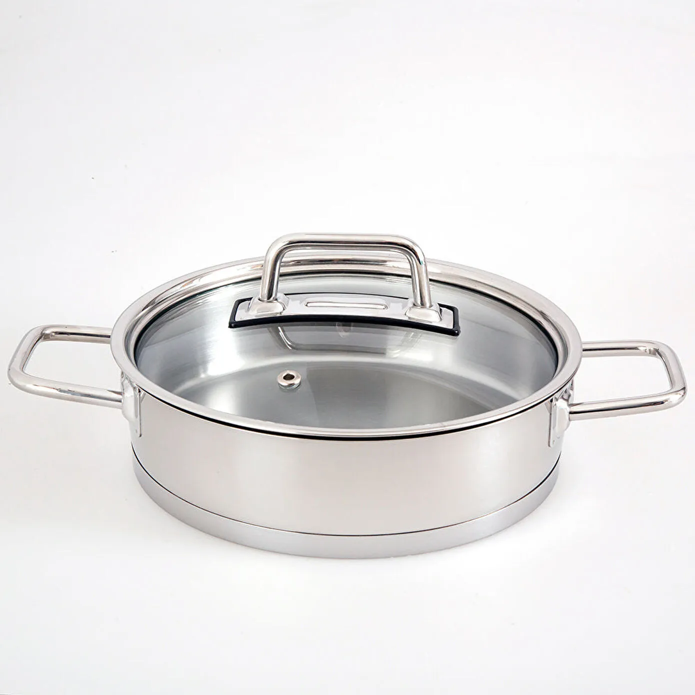 Jumbo Assos 6-Piece Stainless Steel Induction Cookware Set, Midi, Silver - Image 7