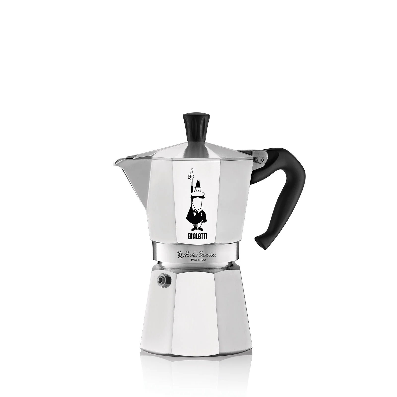 Bialetti Moka Express Espresso Coffee Maker, 6 Cups, Silver