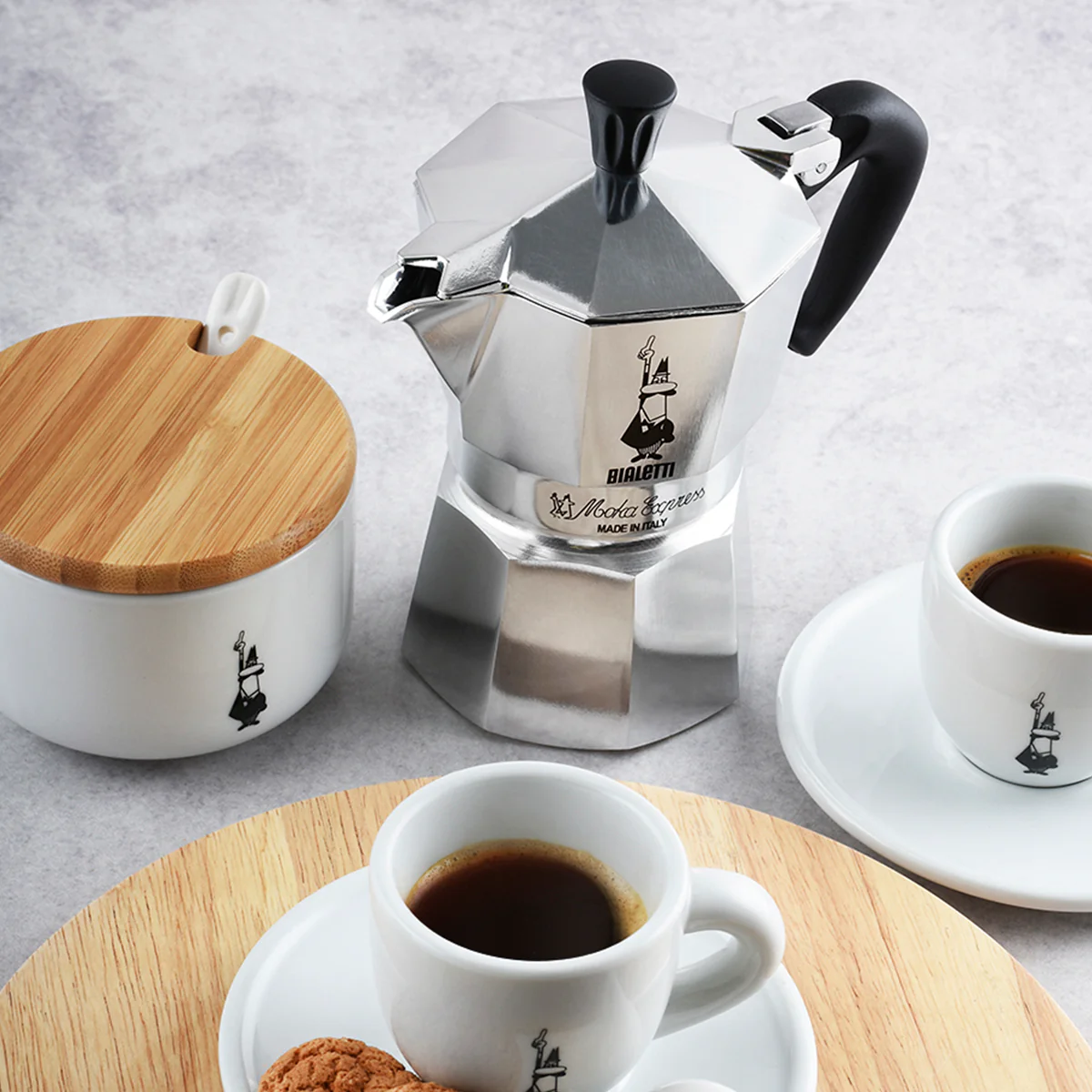 Bialetti Moka Express Hob Espresso Coffee Maker, 3 Cups, Silver - Image 4