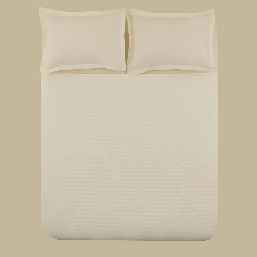 Karaca Home Breezy Bedspread, Single, Ecru - Image 4