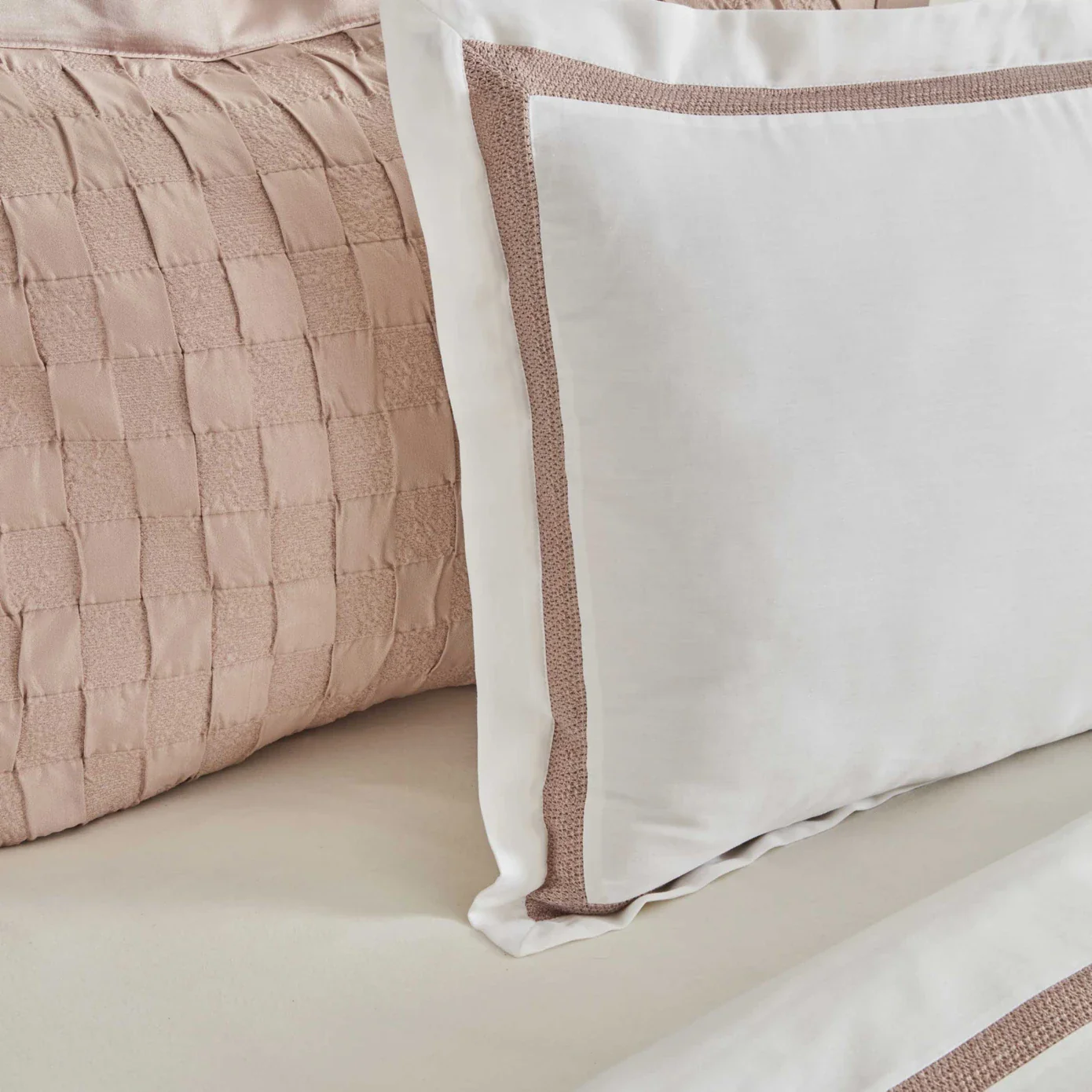 Karaca Home Bride Coll Bianca Bedding Set, Double, Powder - Image 8