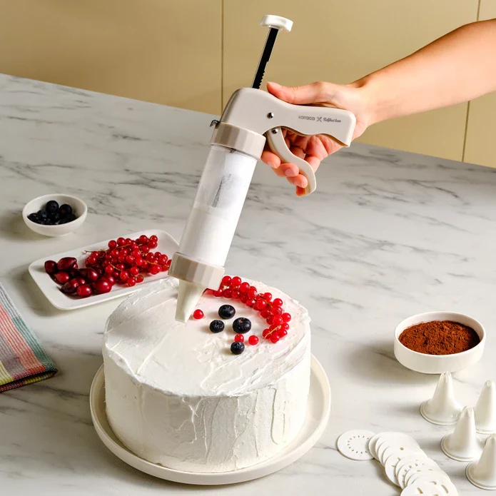 Karaca x Refika Cake Decoration Device, Gray - Image 2
