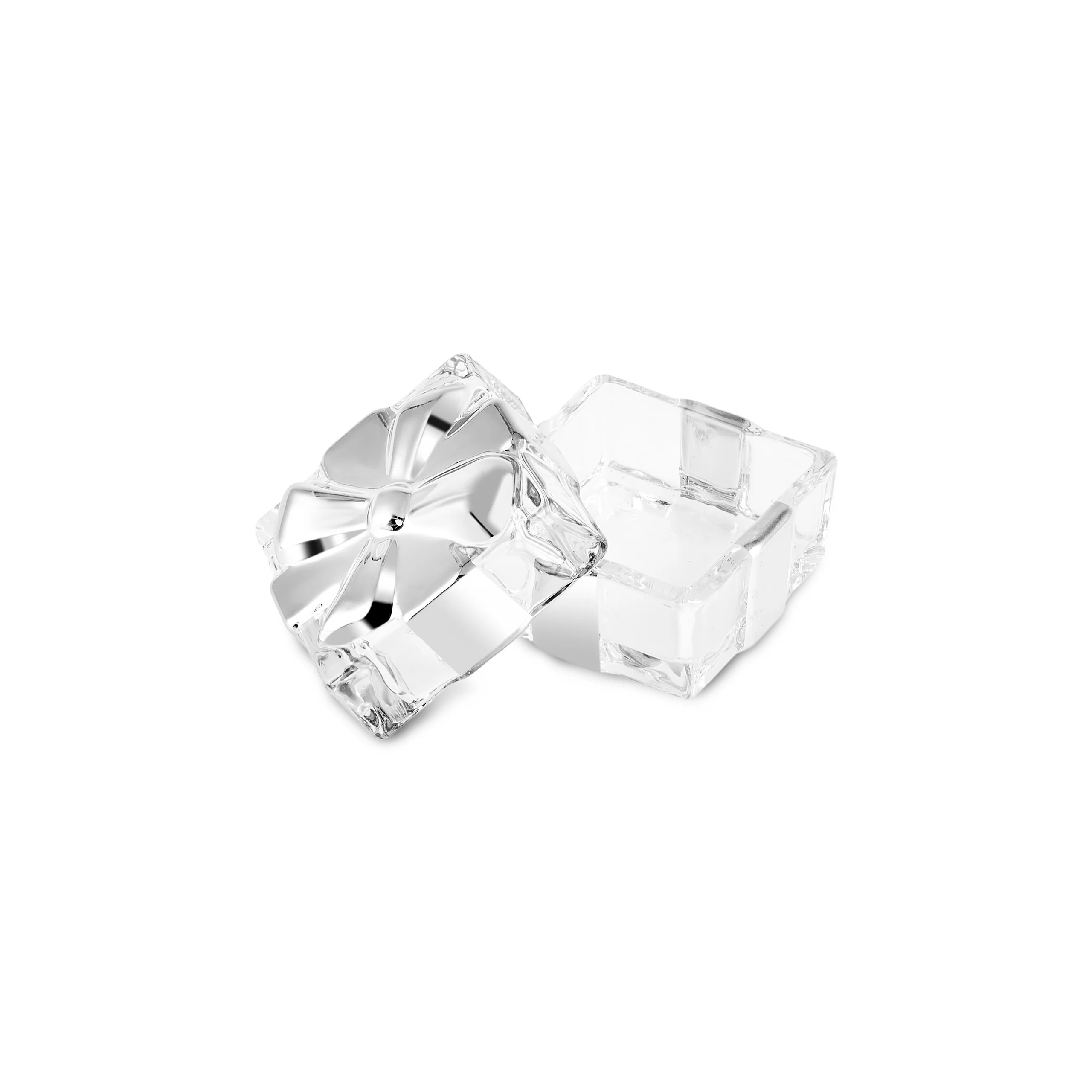 Karaca Candy Glass Turkish Delight Bowl, 7,7x5,2cm, Silver - Image 4
