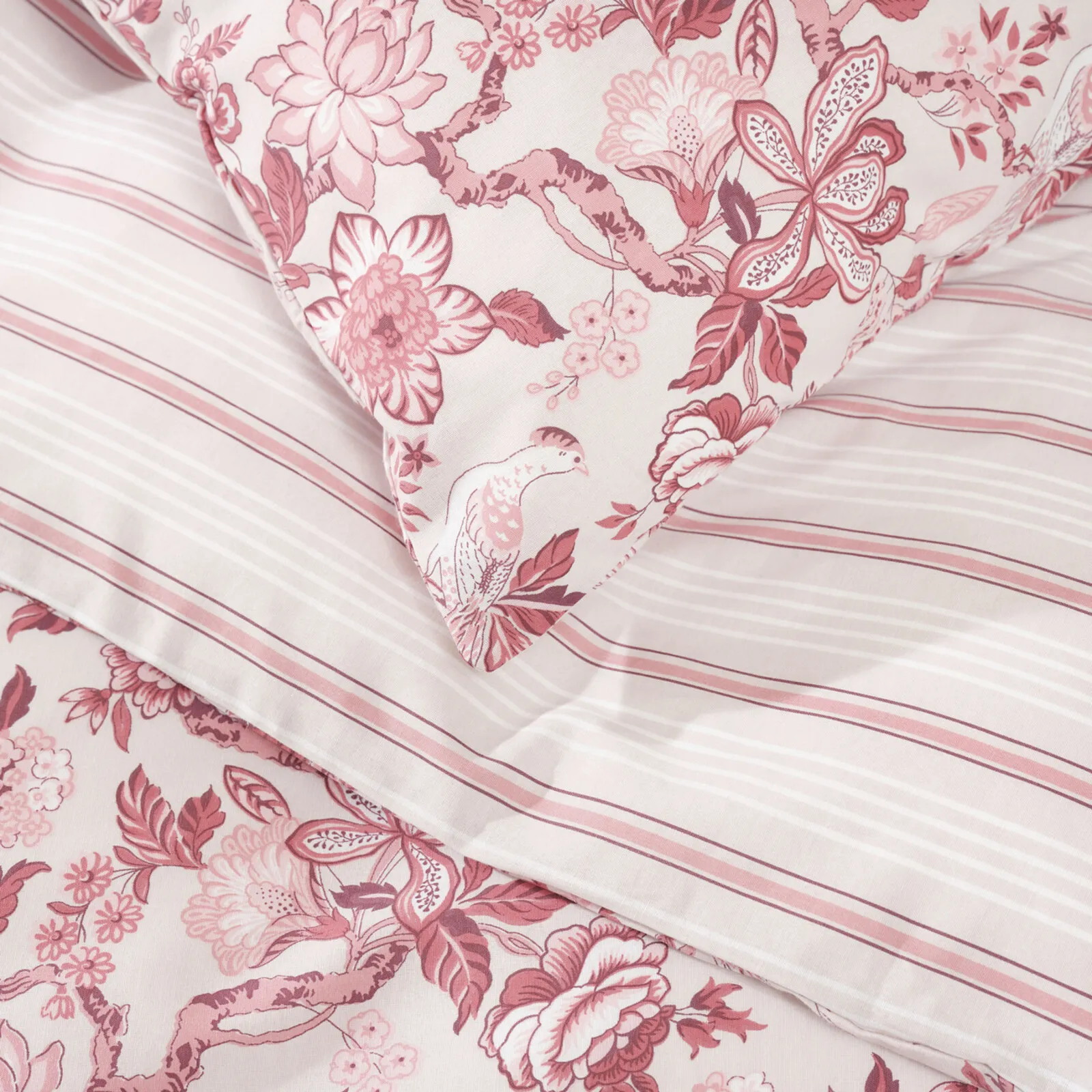 Carina Madison Purify Duvet Cover Set with Bed Sheet, Single, Pink Multi - Image 2