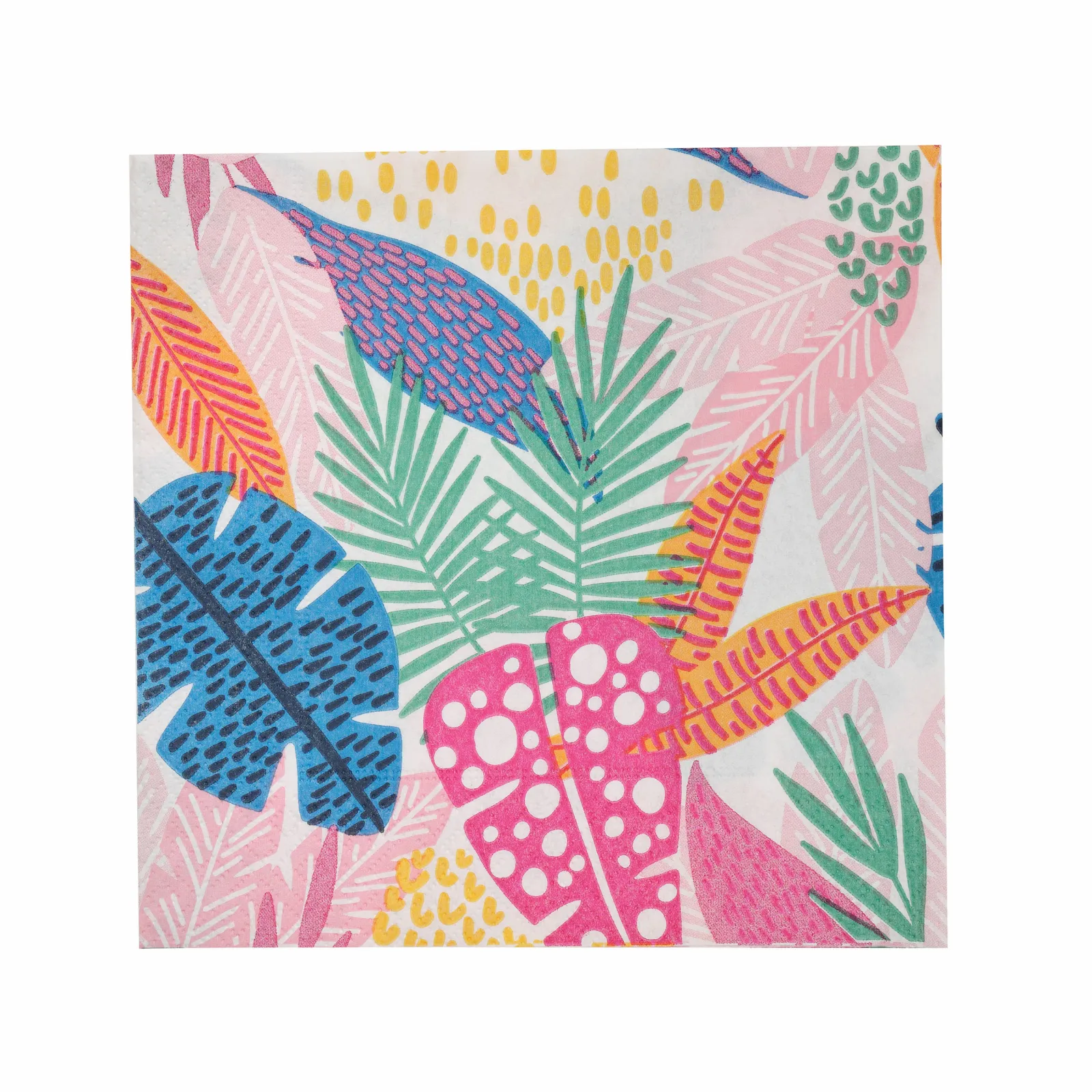Karaca Home Leaf 20-Piece Paper Napkin, 33cmx33cm, Multi