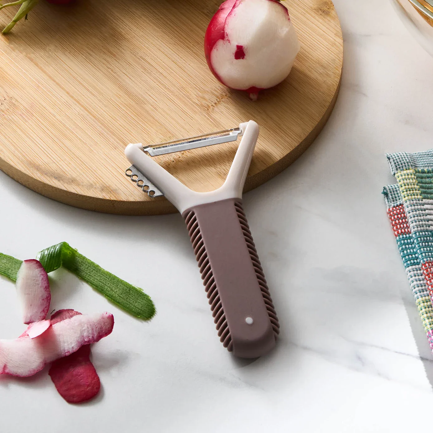 Crick Crack Harmony Stainless Steel 2 in 1 Peeler, Multi