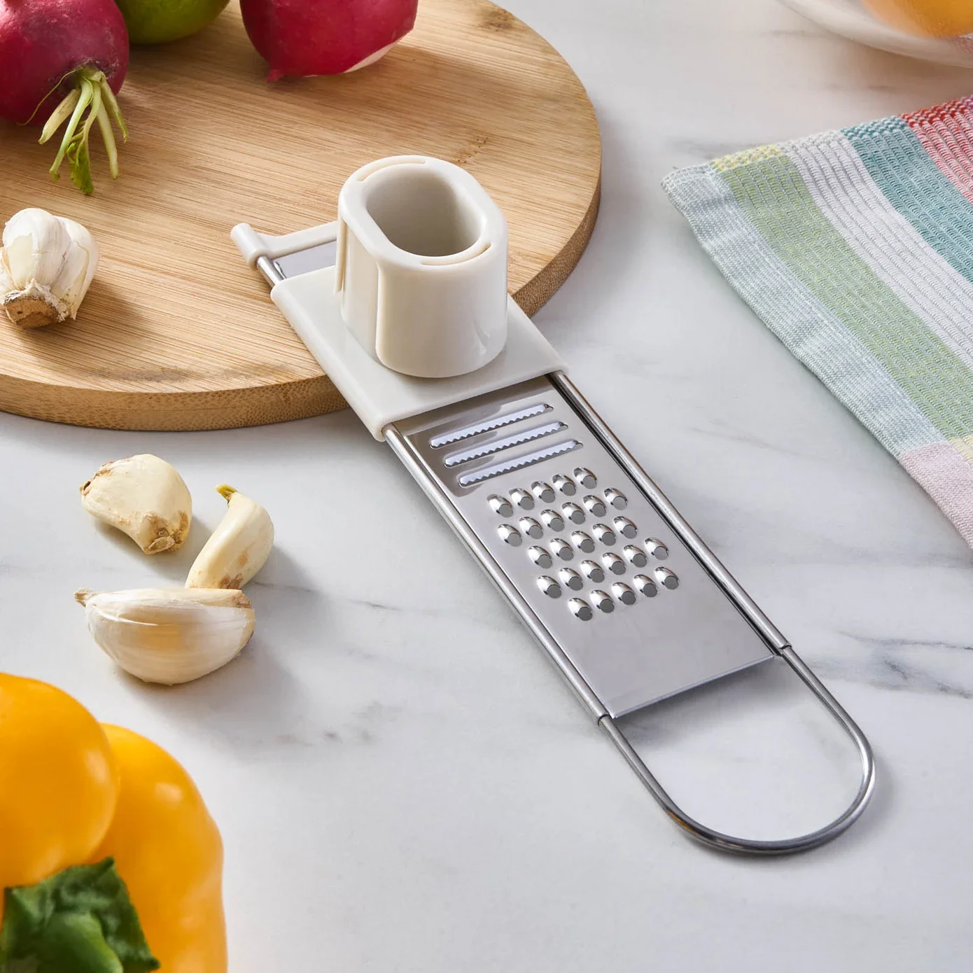 Crick Crack Harmony Stainless Steel Garlic Grater, Multi