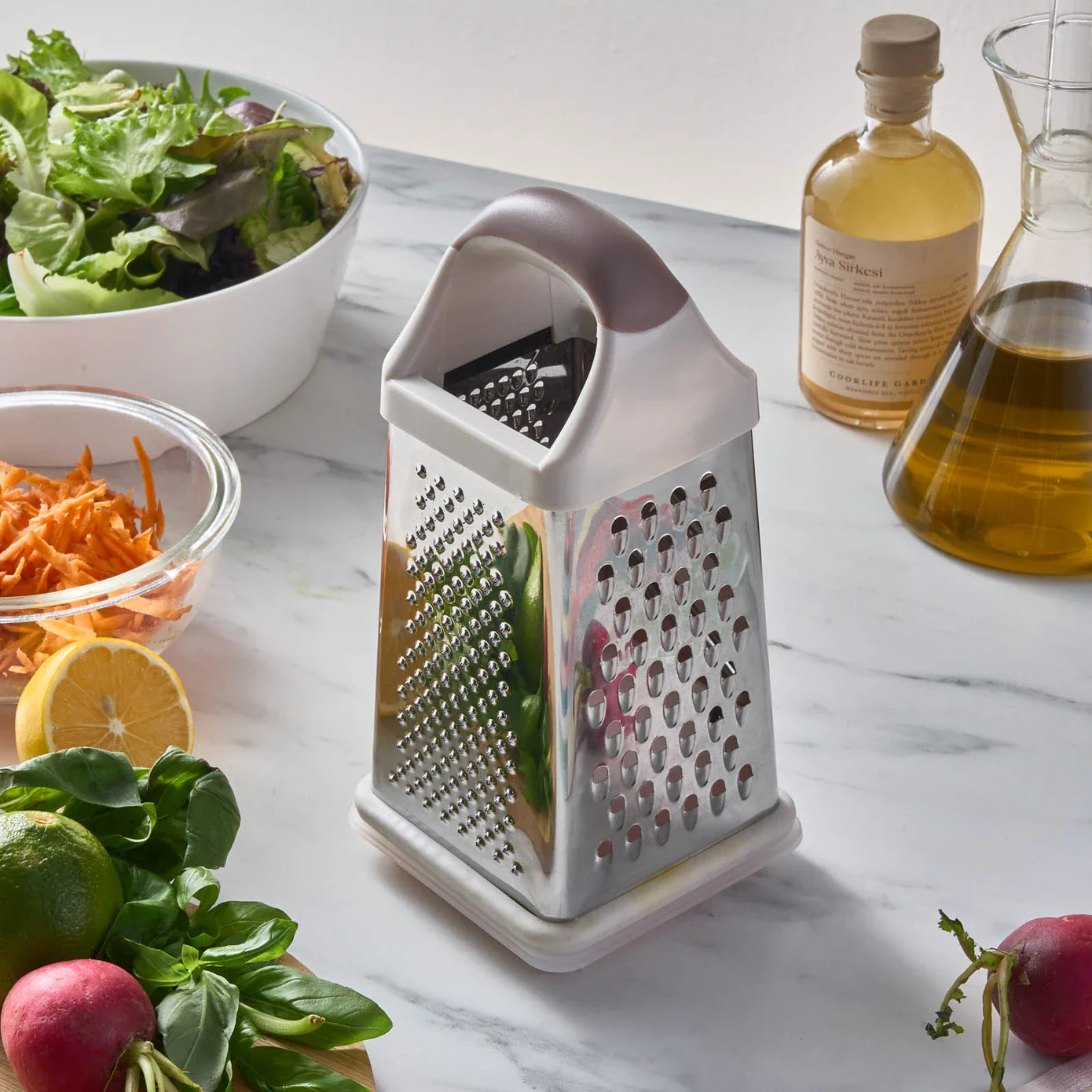 Crick Crack Harmony Stainless Steel Grater, 23cm, Multi - Image 4