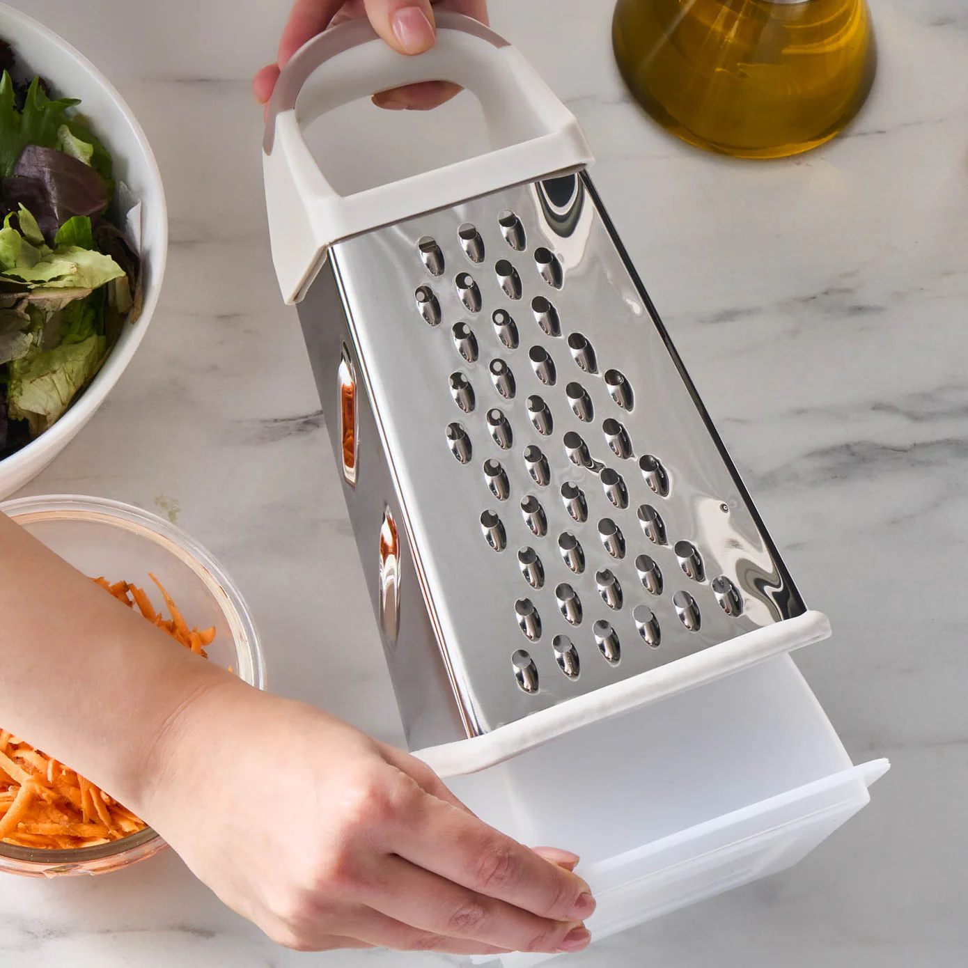 Crick Crack Harmony Stainless Steel Grater, 26cm, Multi - Image 2