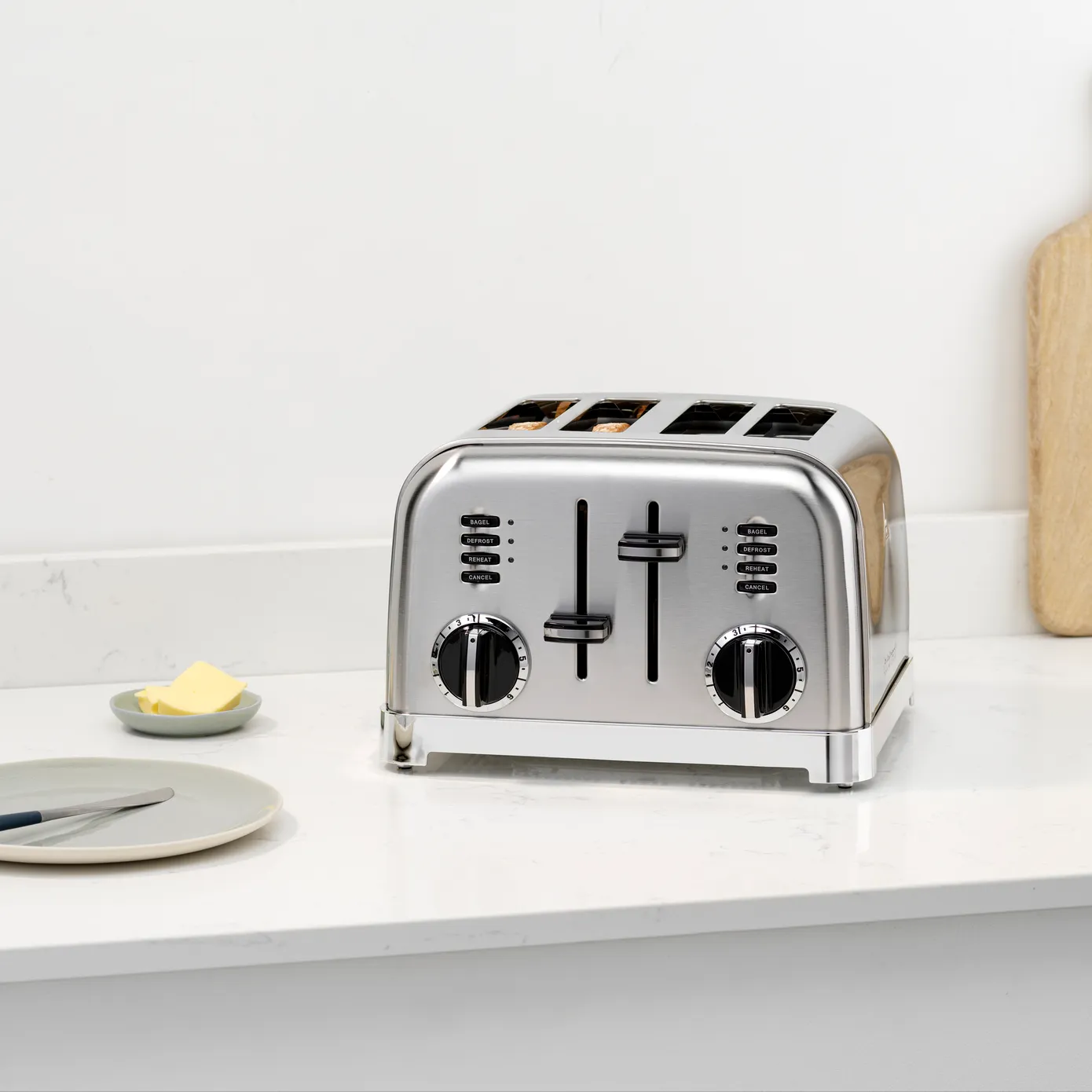 Cuisinart Silver Sandwich Toaster, 1000W - Image 2
