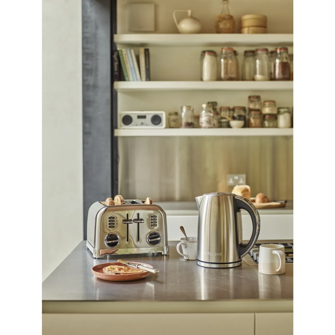 Cuisinart Silver Sandwich Toaster, 1000W - Image 4