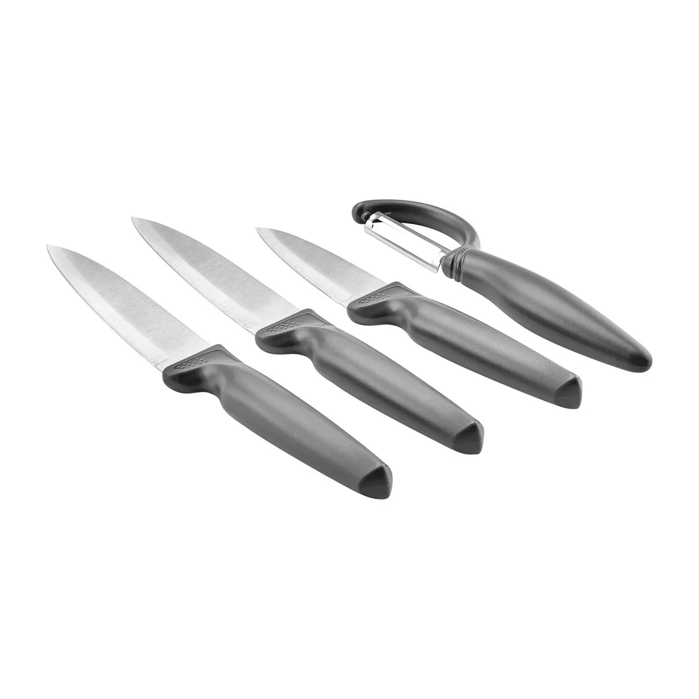 Dr.Inox 4 Piece Stainless Steel Knife Set, Grey - Image 5