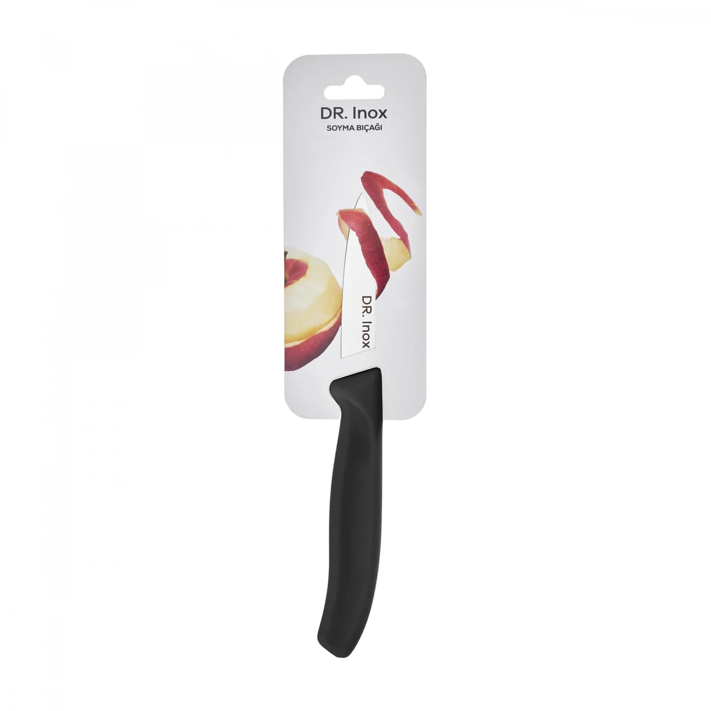 Dr.Inox Stainless Steel Paring Knife, 19cm, Black - Image 5