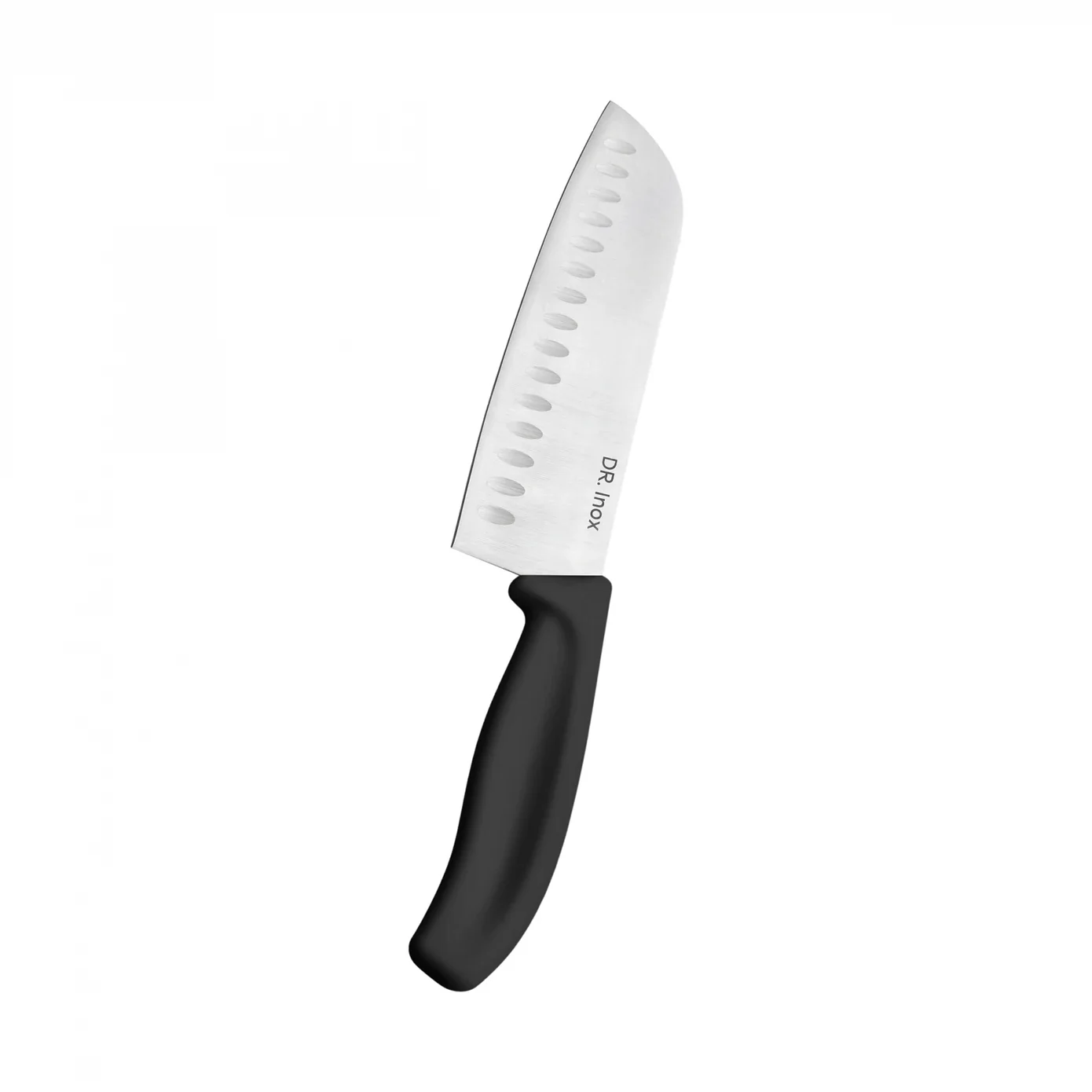 Dr. Inox Stainles Steel Santoku Knife, 30cm, Black - Image 4