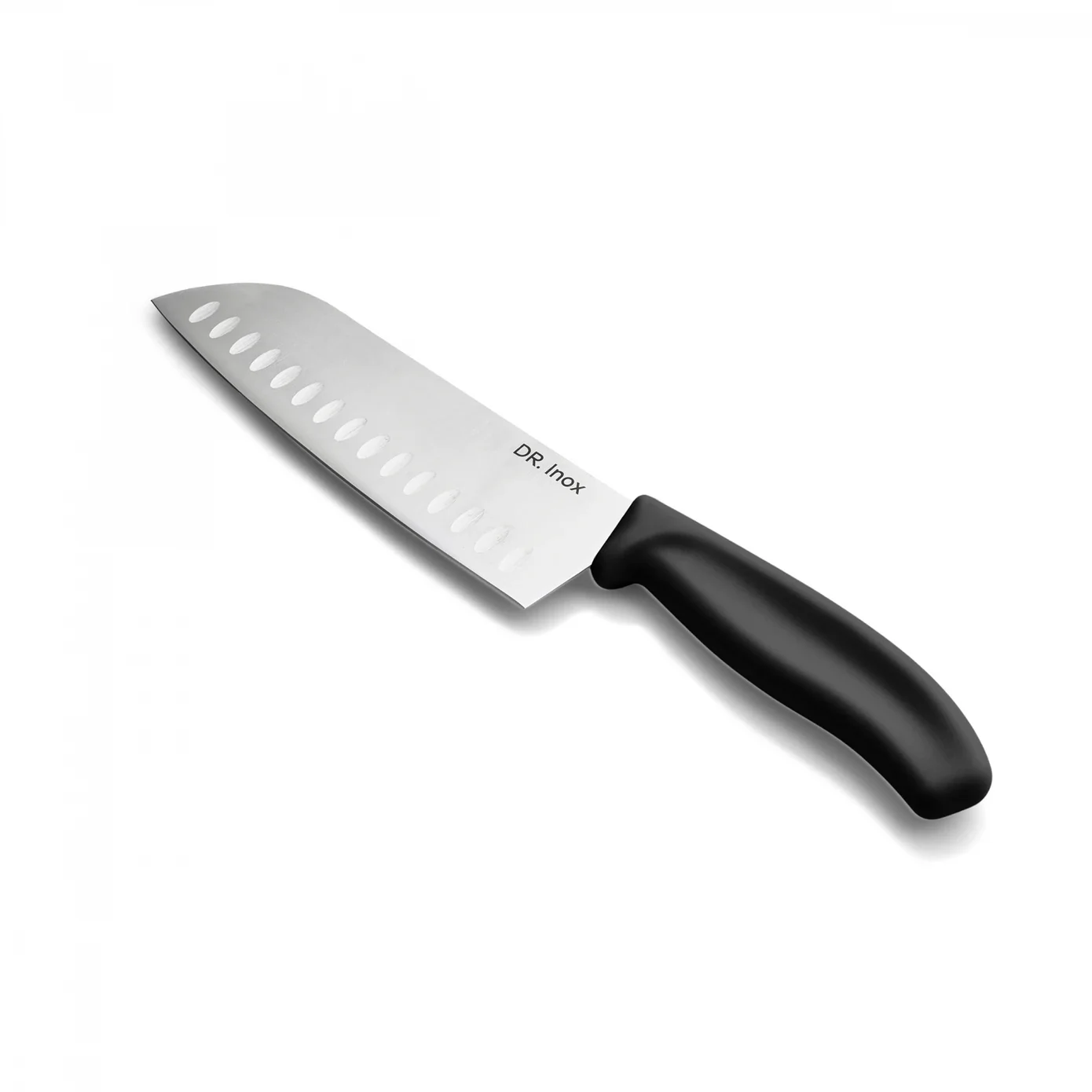 Dr. Inox Stainles Steel Santoku Knife, 30cm, Black - Image 5