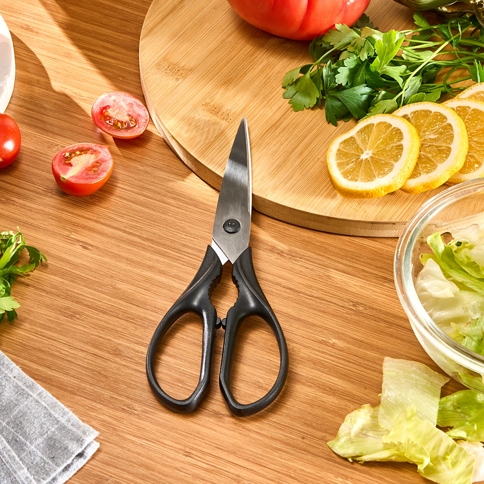 Dr.Inox Stainless Steel Scissors, Black - Image 3