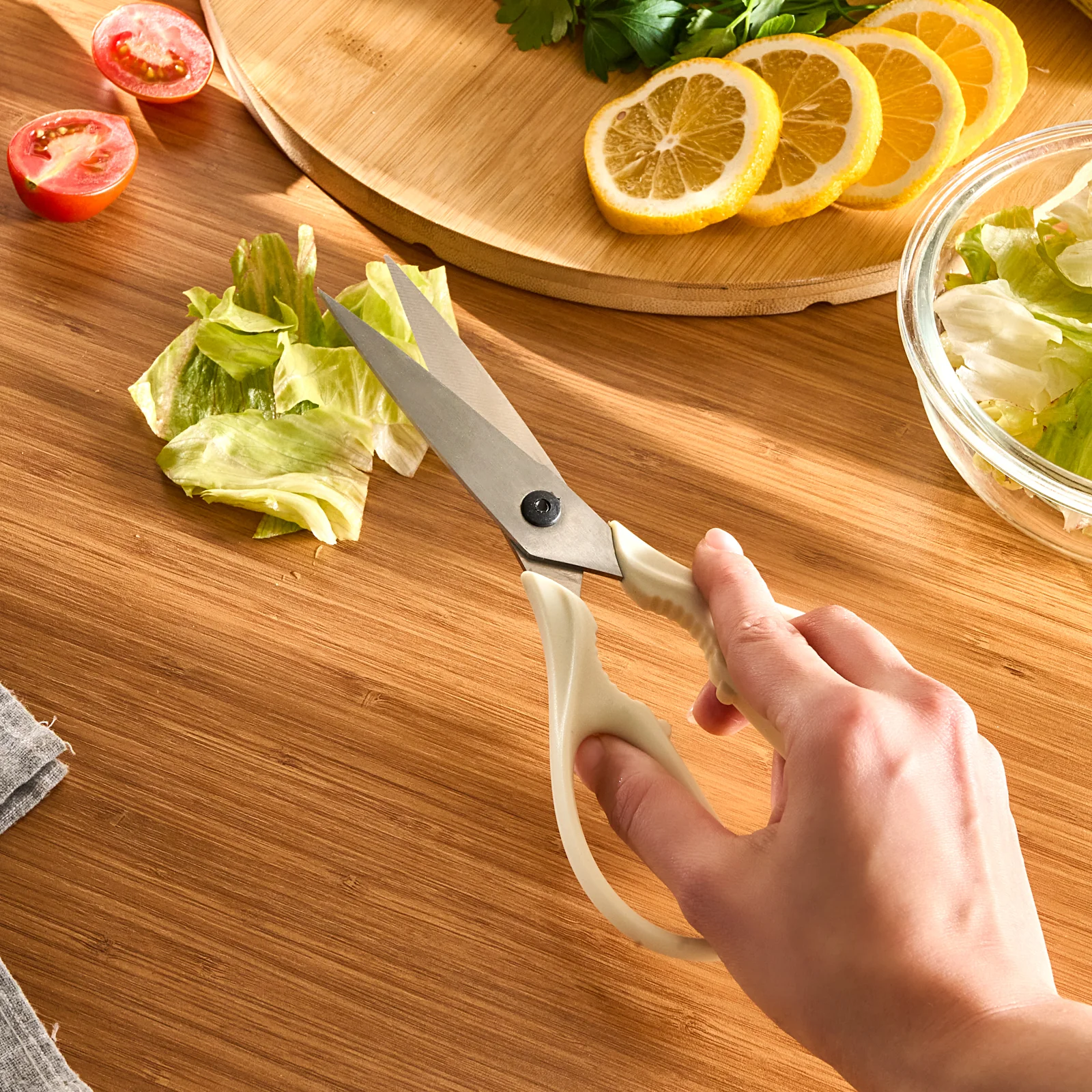 Dr.Inox Stainless Steel Scissors, Cream - Image 3