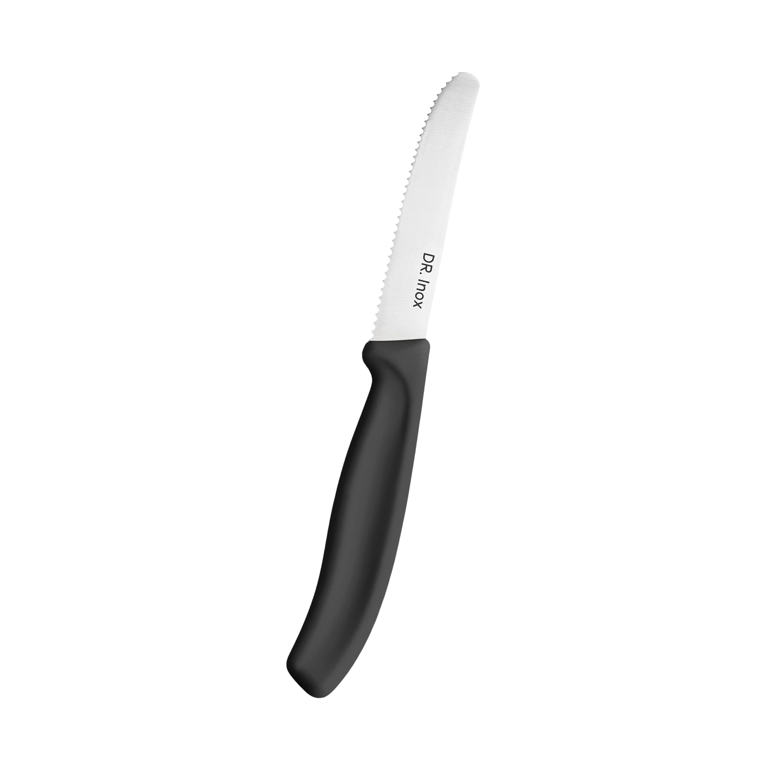 Dr.Inox Stainless Steel Tomato Knife, 22cm, Black - Image 4
