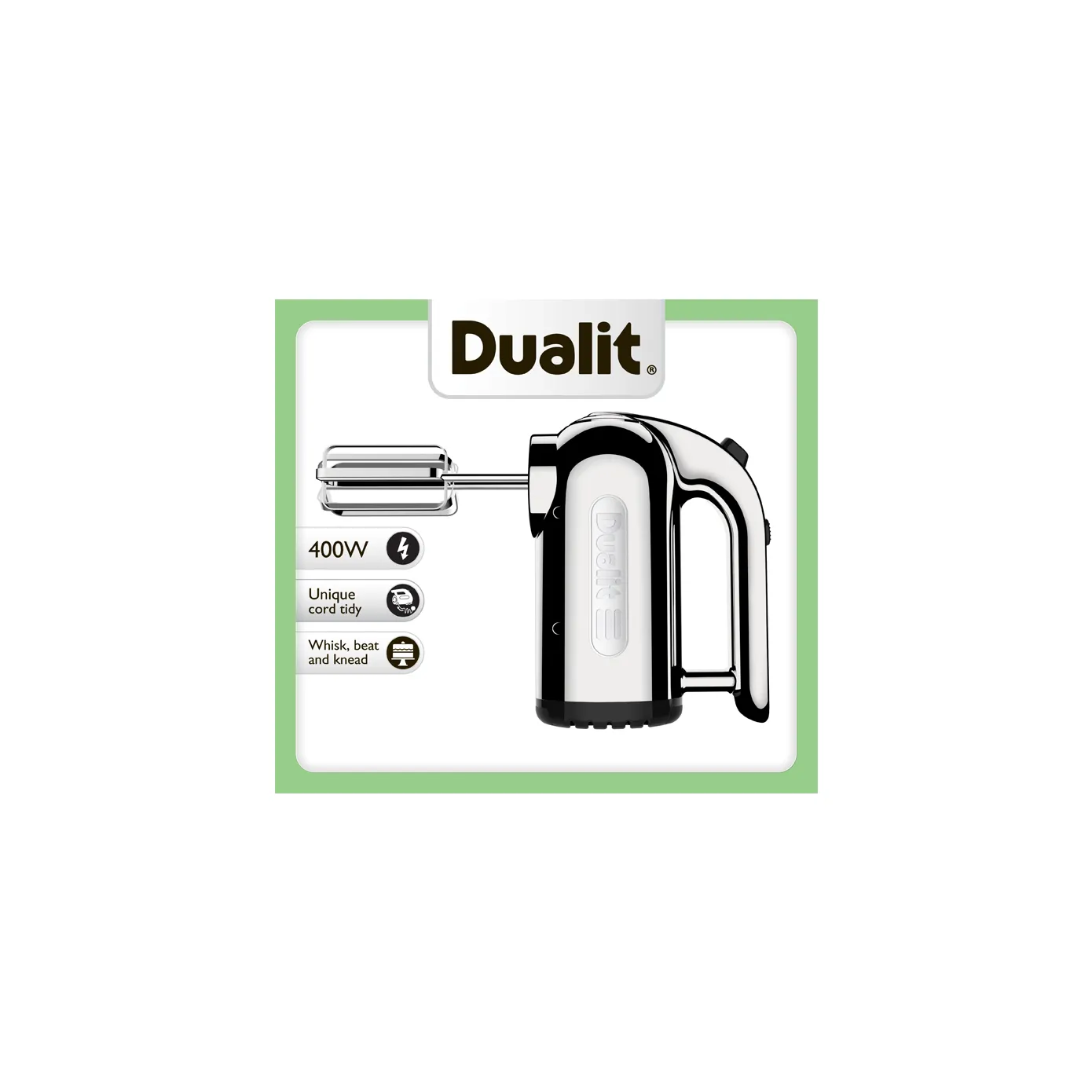 Dualit Hand Mixer, 1L, 1000W, Chrome - Image 15
