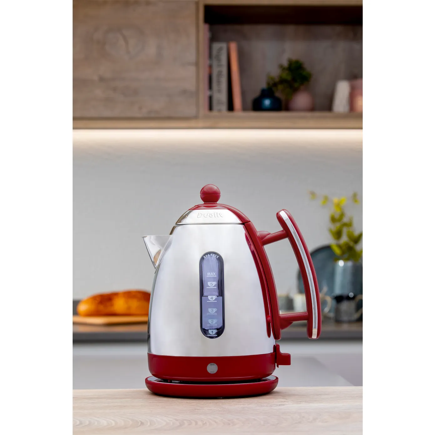 Dualit Lite Jug Kettle, 1.7L, Gloss Red - Image 8