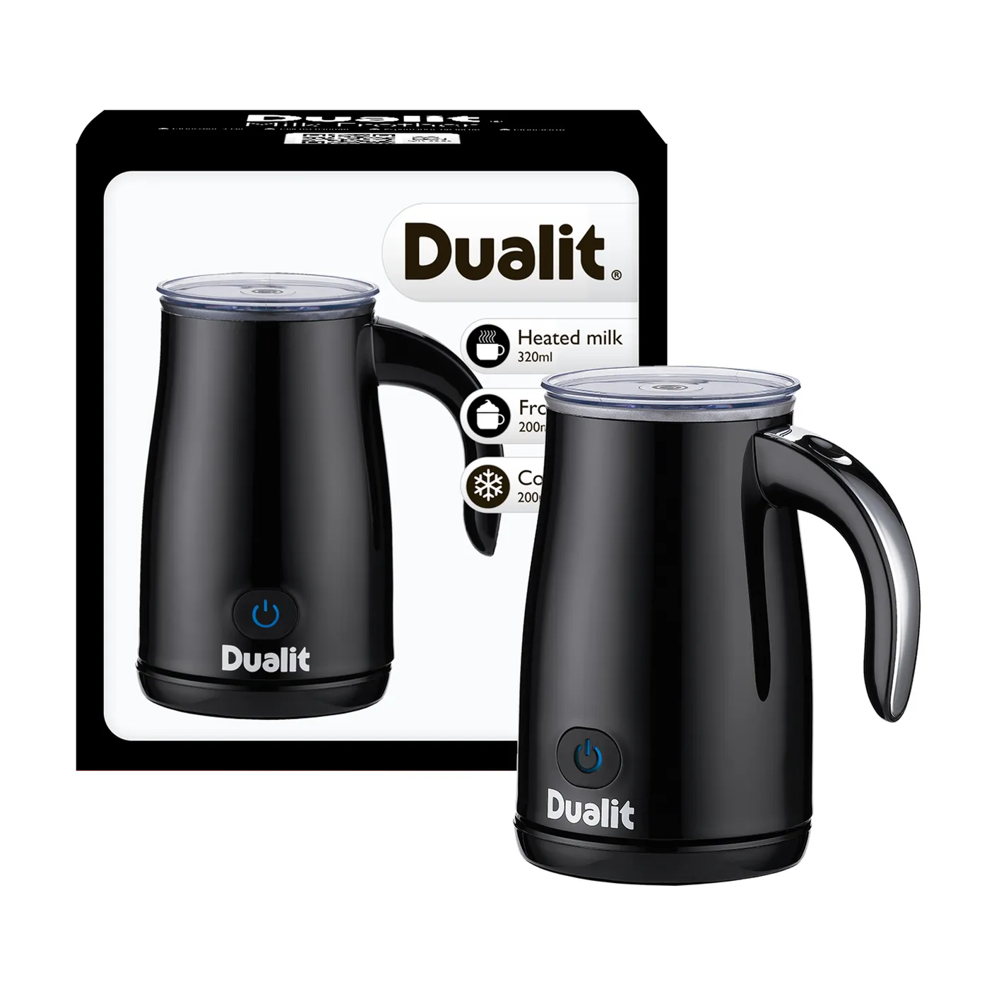 Dualit Milk Frother, 320ml, Black - Image 4