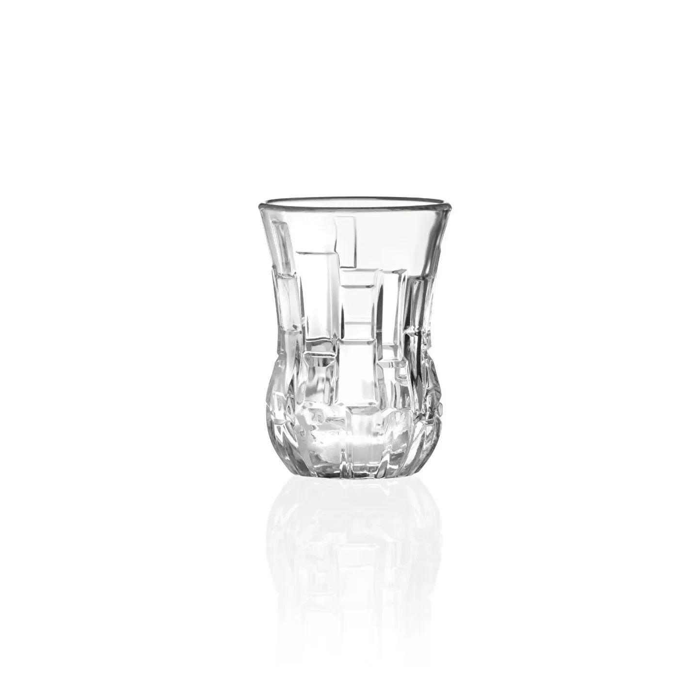 Rcr Etna 12-Piece Turkish Tea Set for 6 People, 140ml, Clear - Image 5