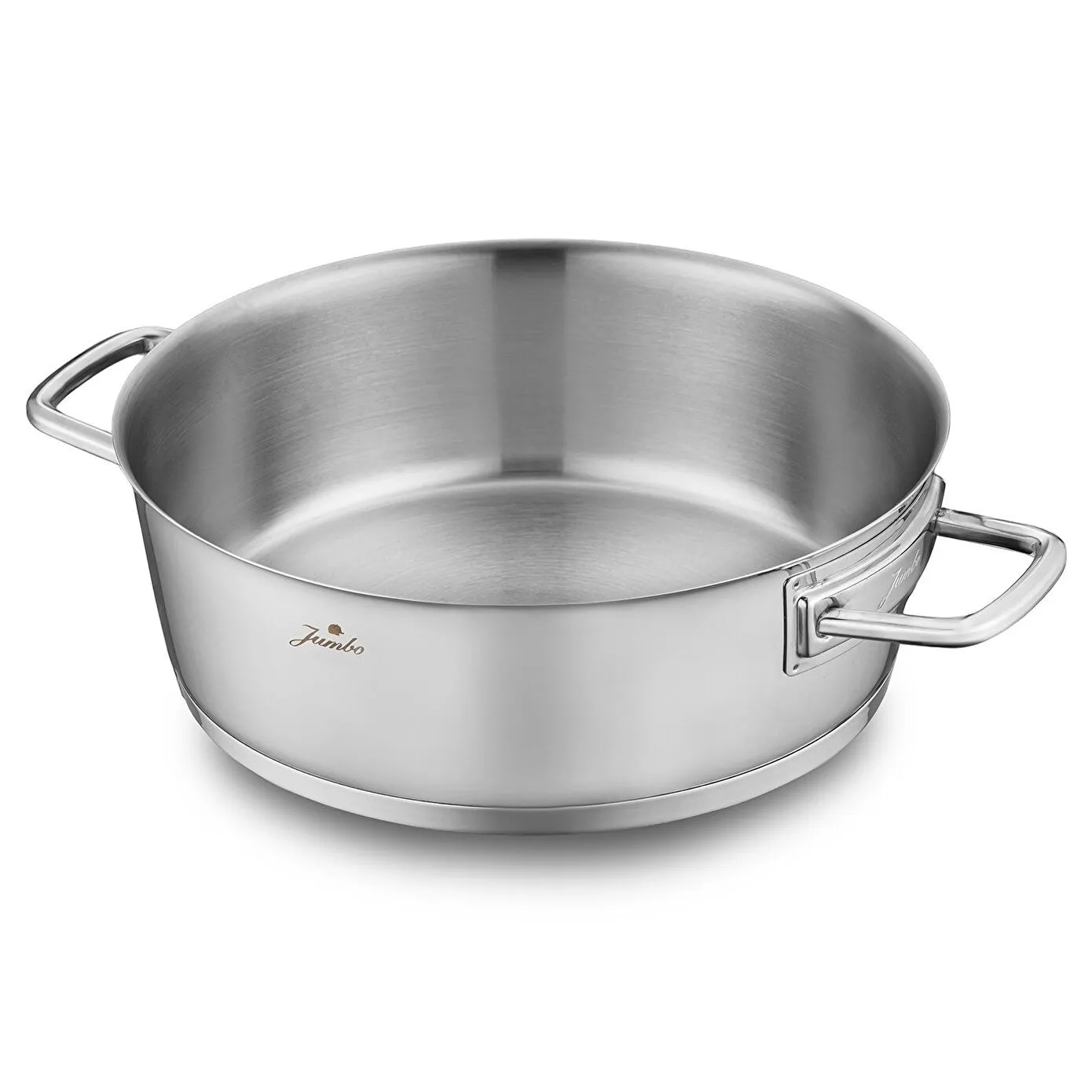 Jumbo Felix 8-Piece Stainless Steel Induction Cookware Set, Silver - Image 4