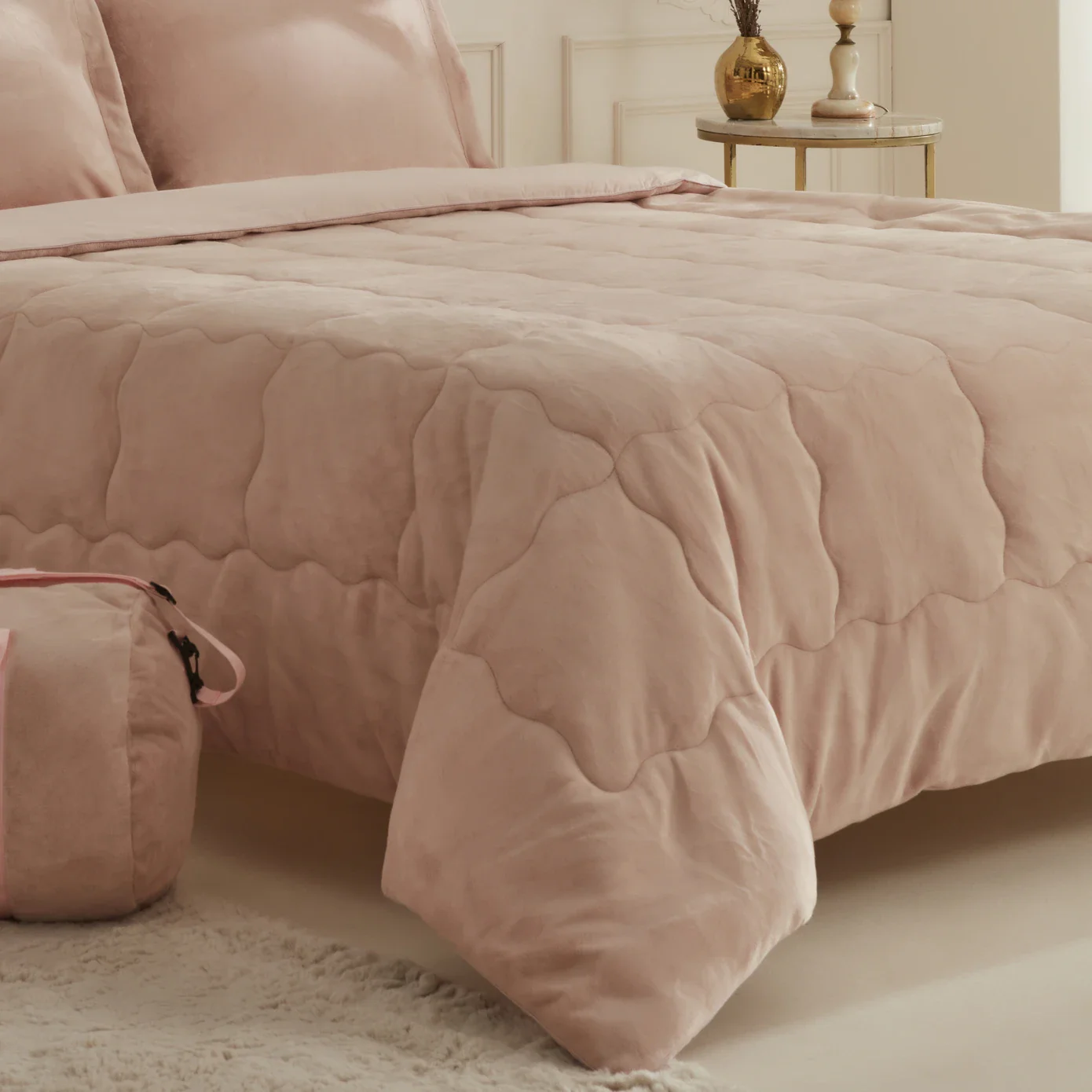Karaca Home Flufy Comfort Bedding Set, Double, Powder - Image 2