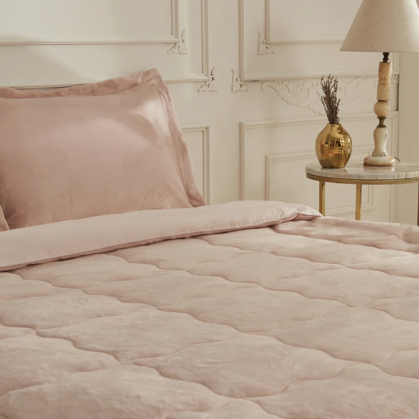 Karaca Home Flufy Comfort Bedding Set, Double, Powder - Image 3