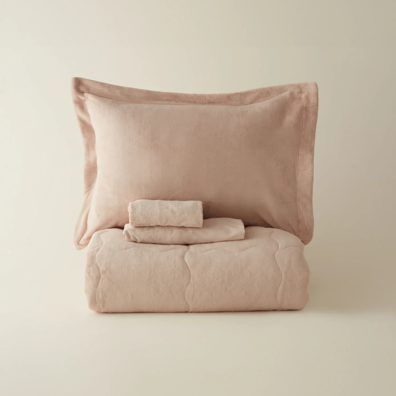 Karaca Home Flufy Comfort Bedding Set, Double, Powder - Image 7