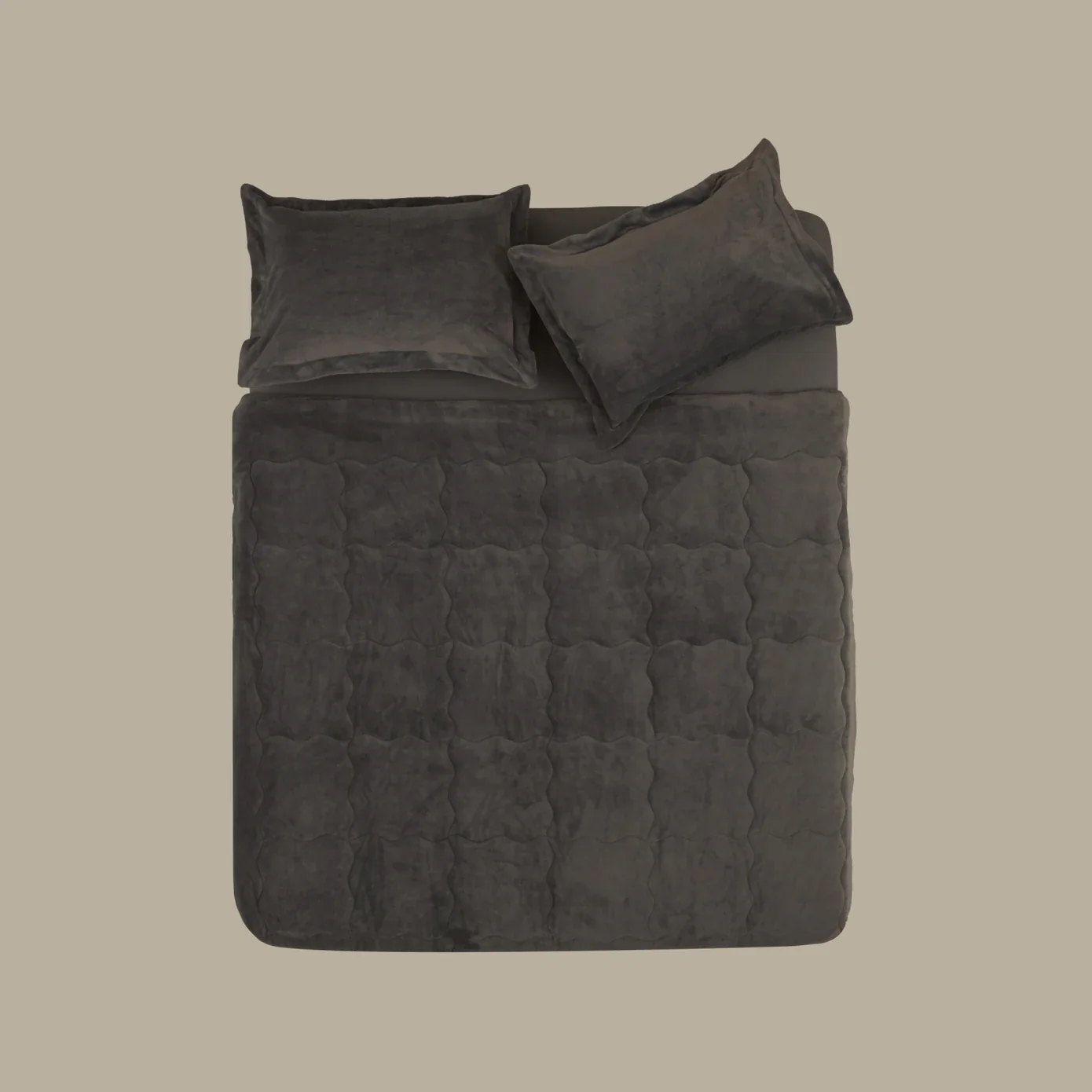 Karaca Home Flufy Comfort Bedding Set, Single, Anthracite - Image 6