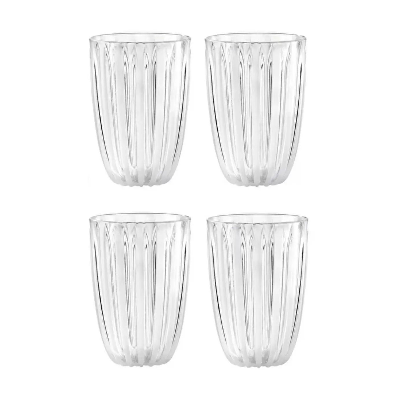 Guzzini Dolce Vita 4 Piece Highball Glass Set, 470ml, White - Image 3