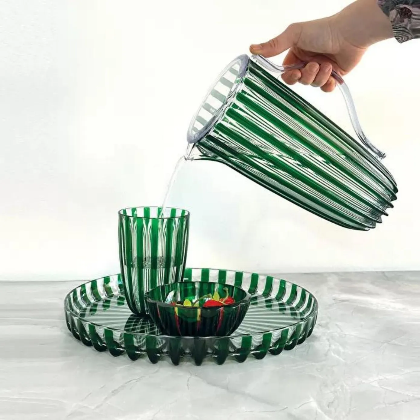 Guzzini Dolce Vita Pitcher, 1750ml, Green - Image 4