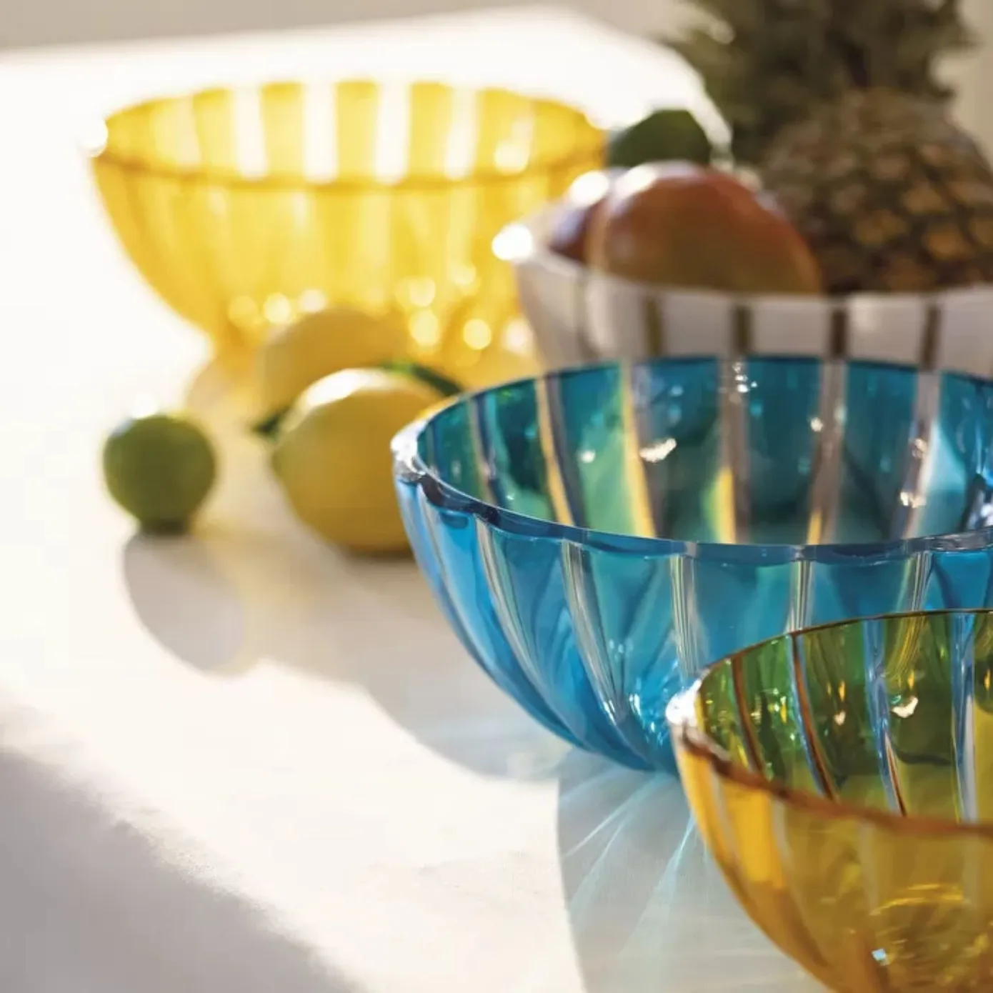 Guzzini Dolce Vita Salad Bowl, 30cm, Green - Image 3