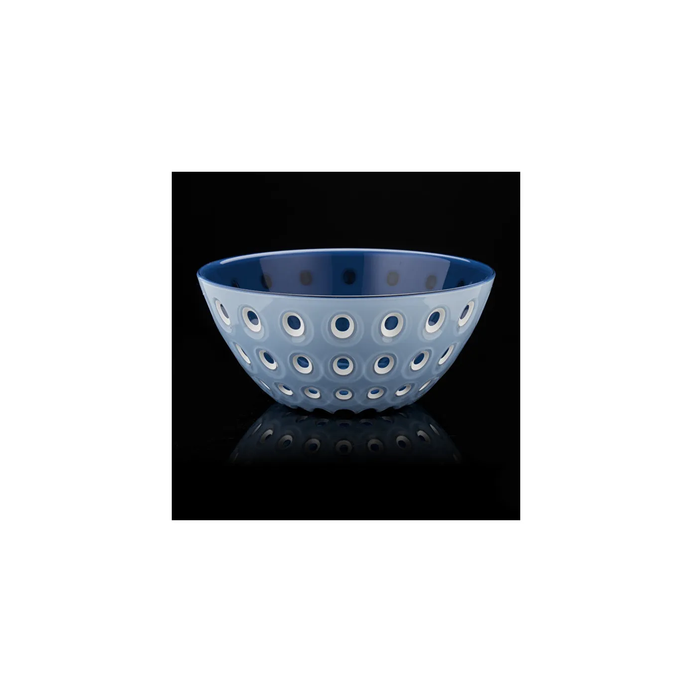 Guzzini Le Murrine Salad Bowl, 25cmx11cm, Blue Grey - Image 2