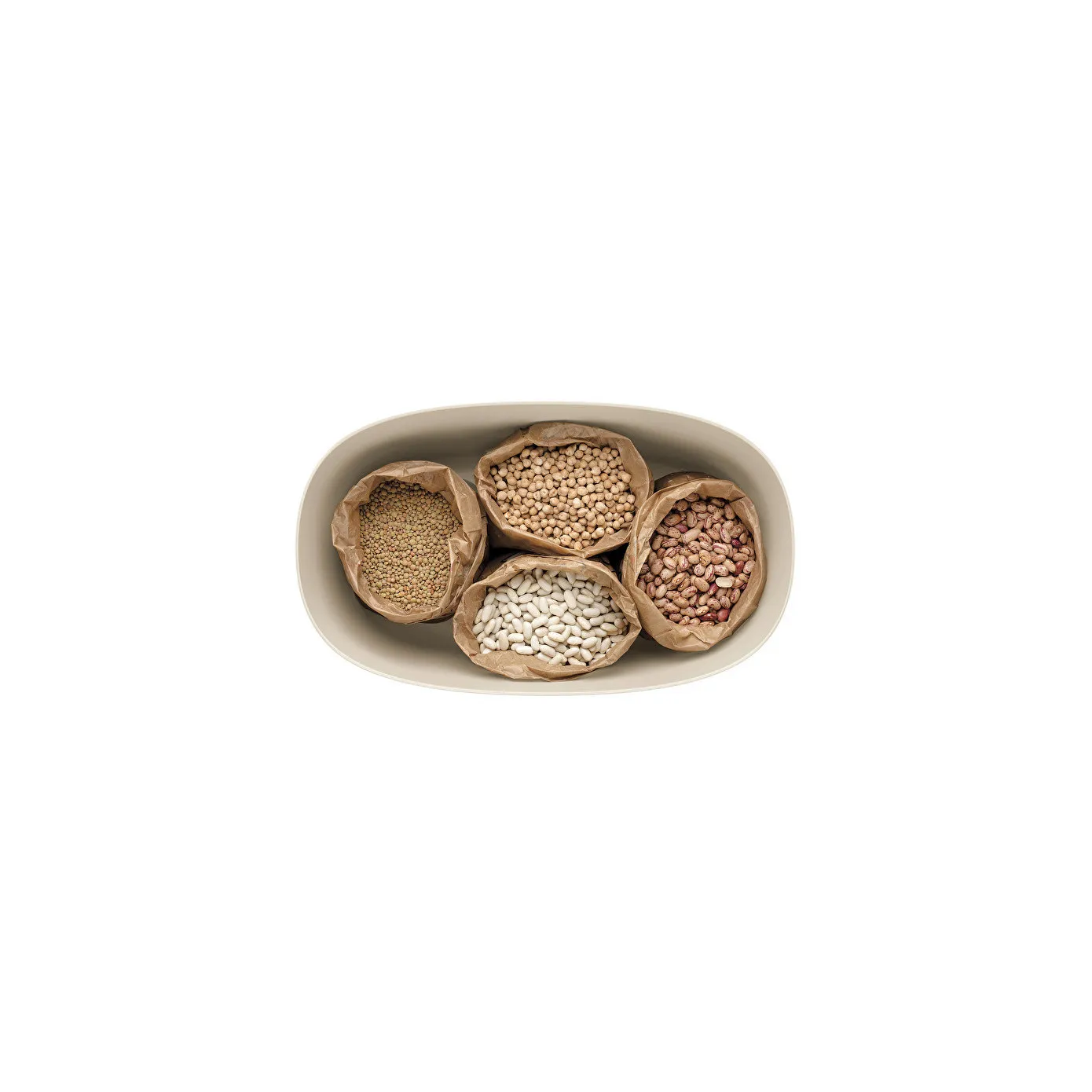 Guzzini Tierra Bread Box, 39.2cmx23.2cm, Light Cream - Image 6