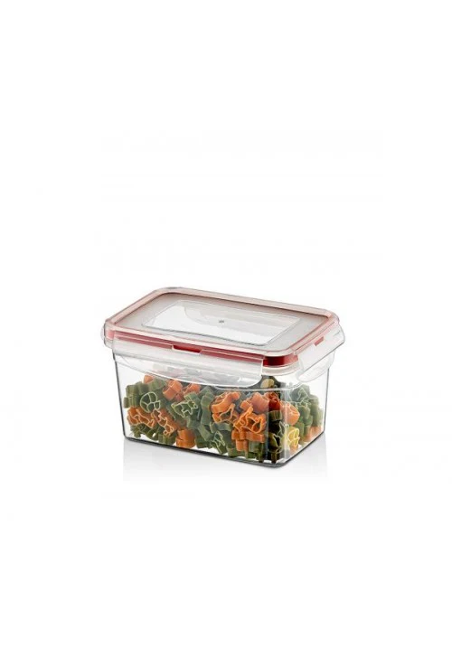 Hobby Rectangular Airtight Storage Container, 0.7L, Inox