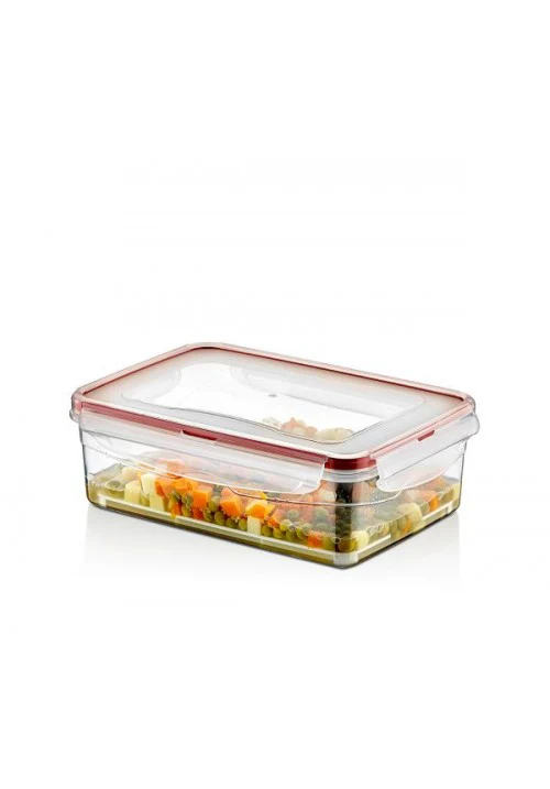 Hobby Rectangular Airtight Storage Container, 1.4L, Grey