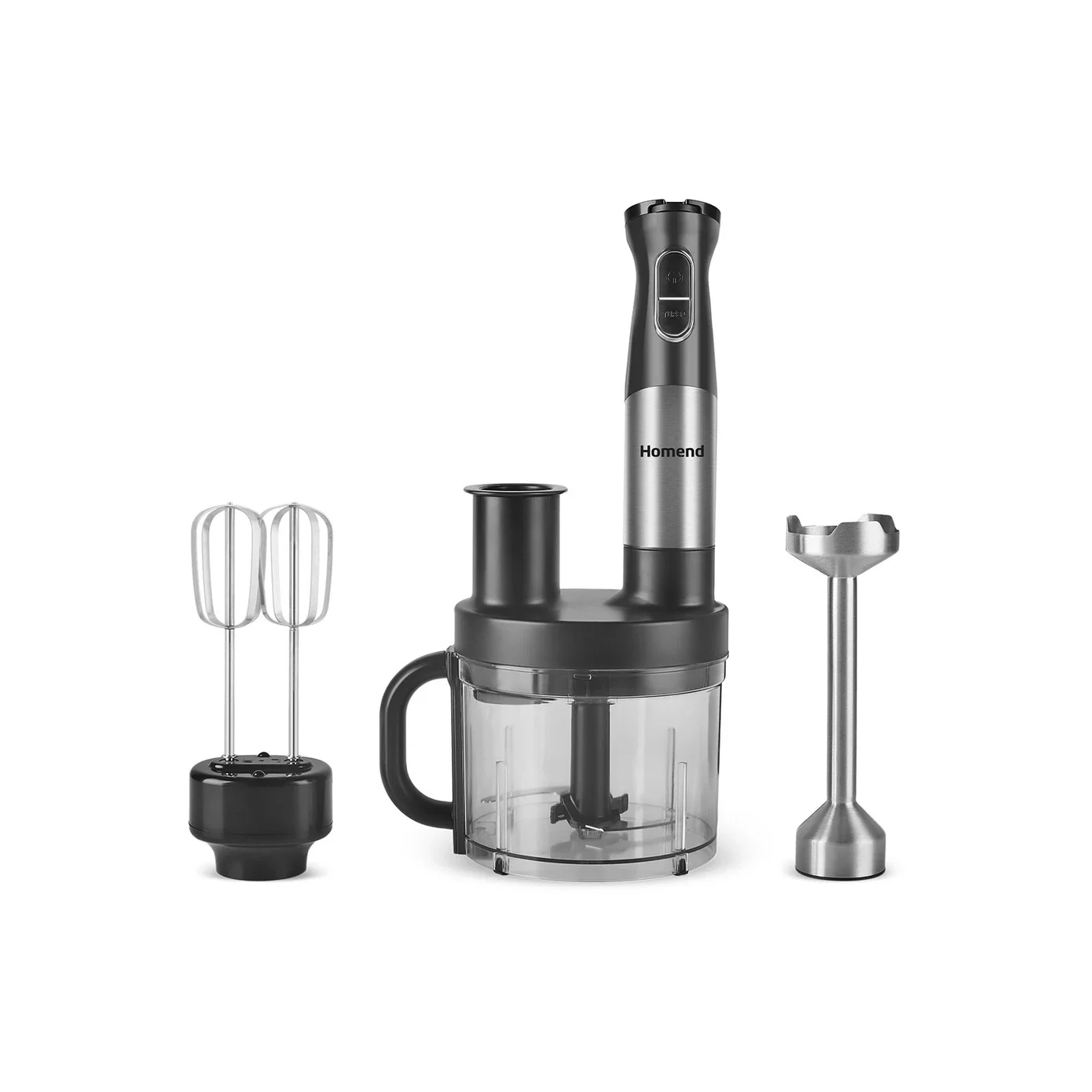 Homend Functionall 2848UK Multi-Attachment Stainless Steel Food Processor, 1500W, 1000ml, Inox - Image 15