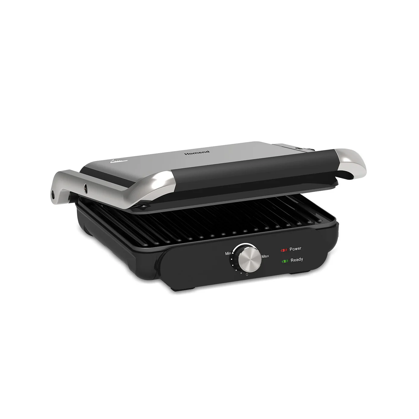 Homend Grilliant 1366UK 2-in-1 Electric Grill & Sandwich Maker 2000 W Compact Contact Grill | 180° Open BBQ Surface, 2000W, Inox - Image 10