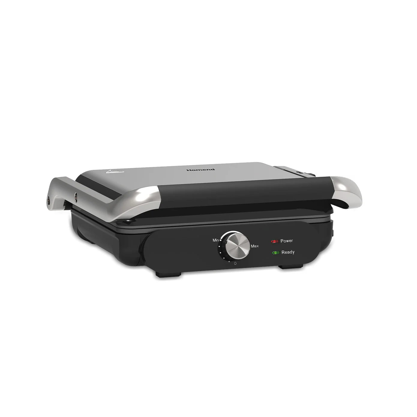 Homend Grilliant 1366UK 2-in-1 Electric Grill & Sandwich Maker 2000 W Compact Contact Grill | 180° Open BBQ Surface, 2000W, Inox - Image 11