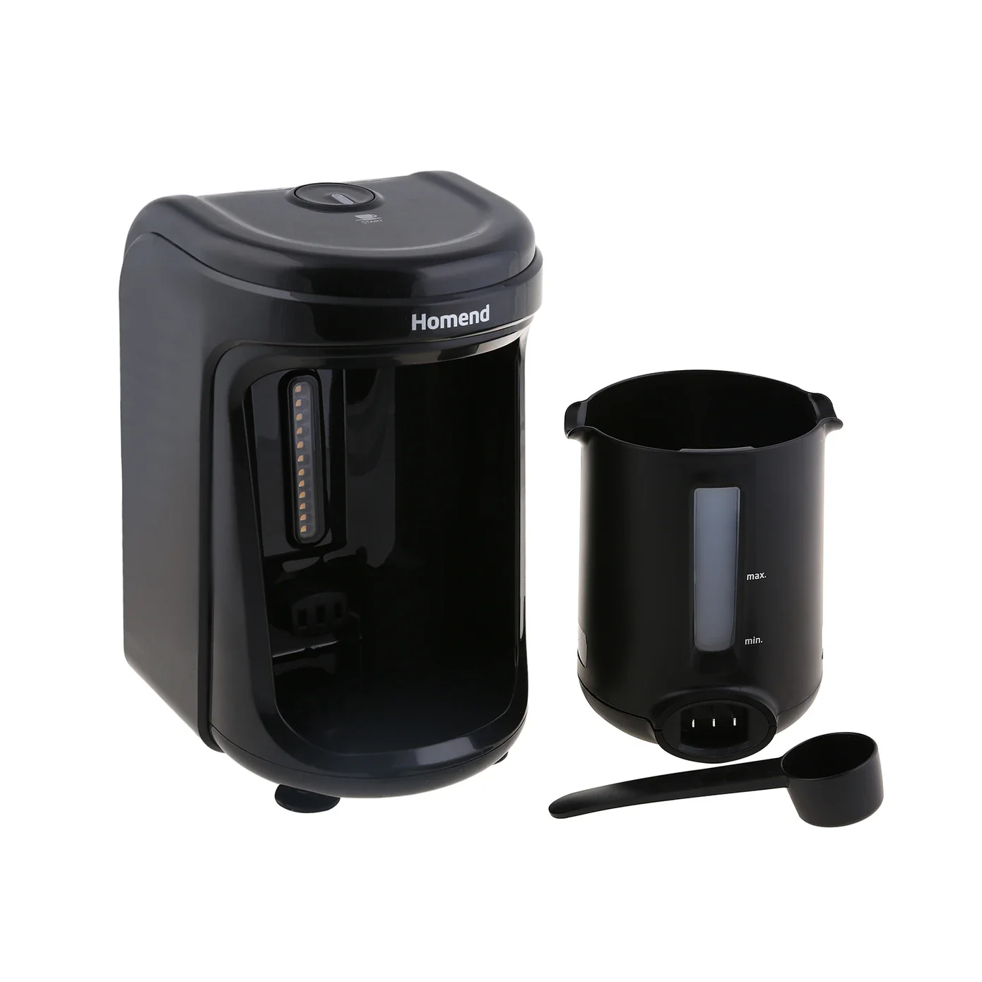 Homend Pottoman 1840UK Clean Turkish Coffee Maker, 450ml, 535W, Black - Image 7