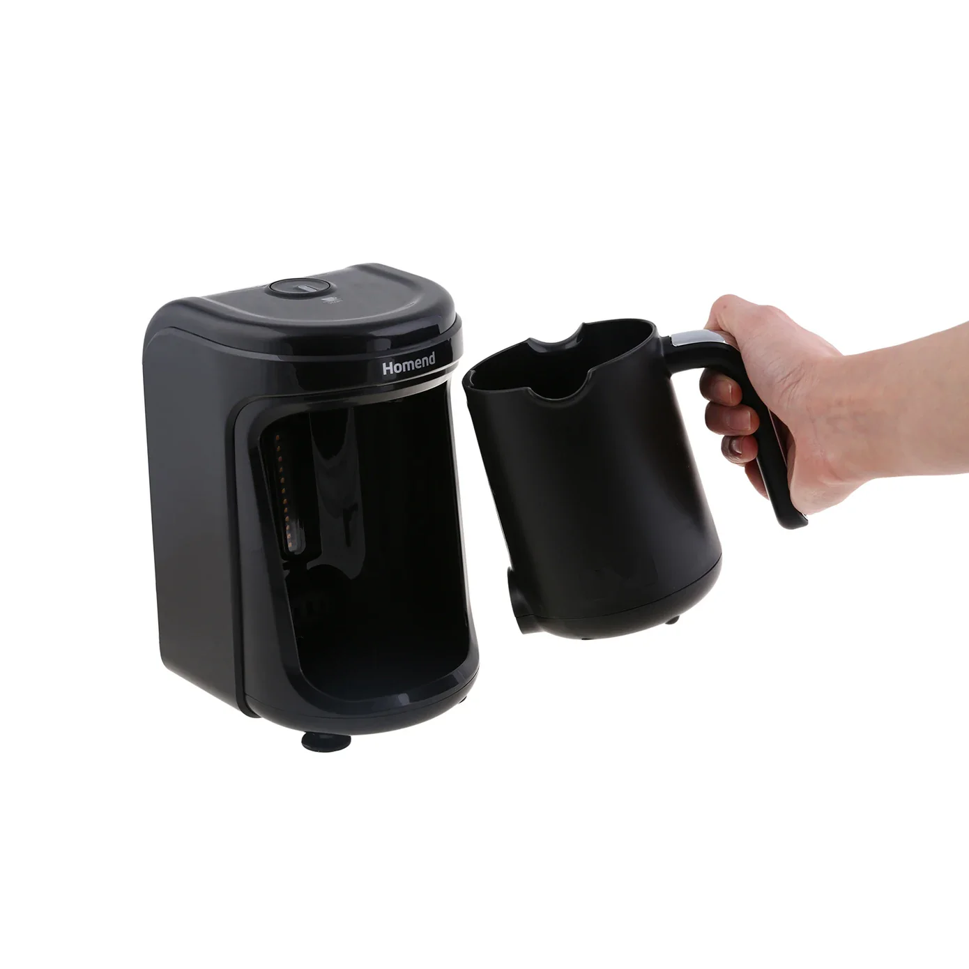 Homend Pottoman 1840UK Clean Turkish Coffee Maker, 450ml, 535W, Black - Image 8