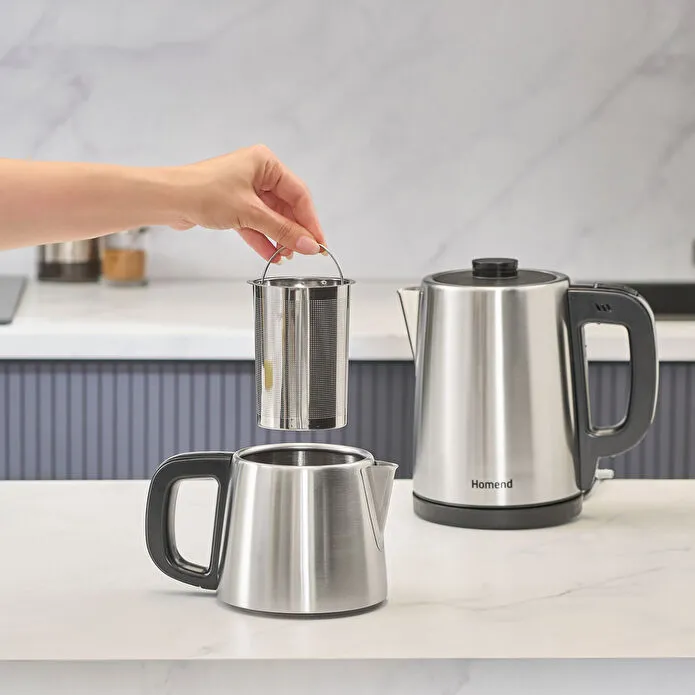 Homend RoyalTea 1728UK Kettle and Teapot Tea Maker, 2000W - Image 3