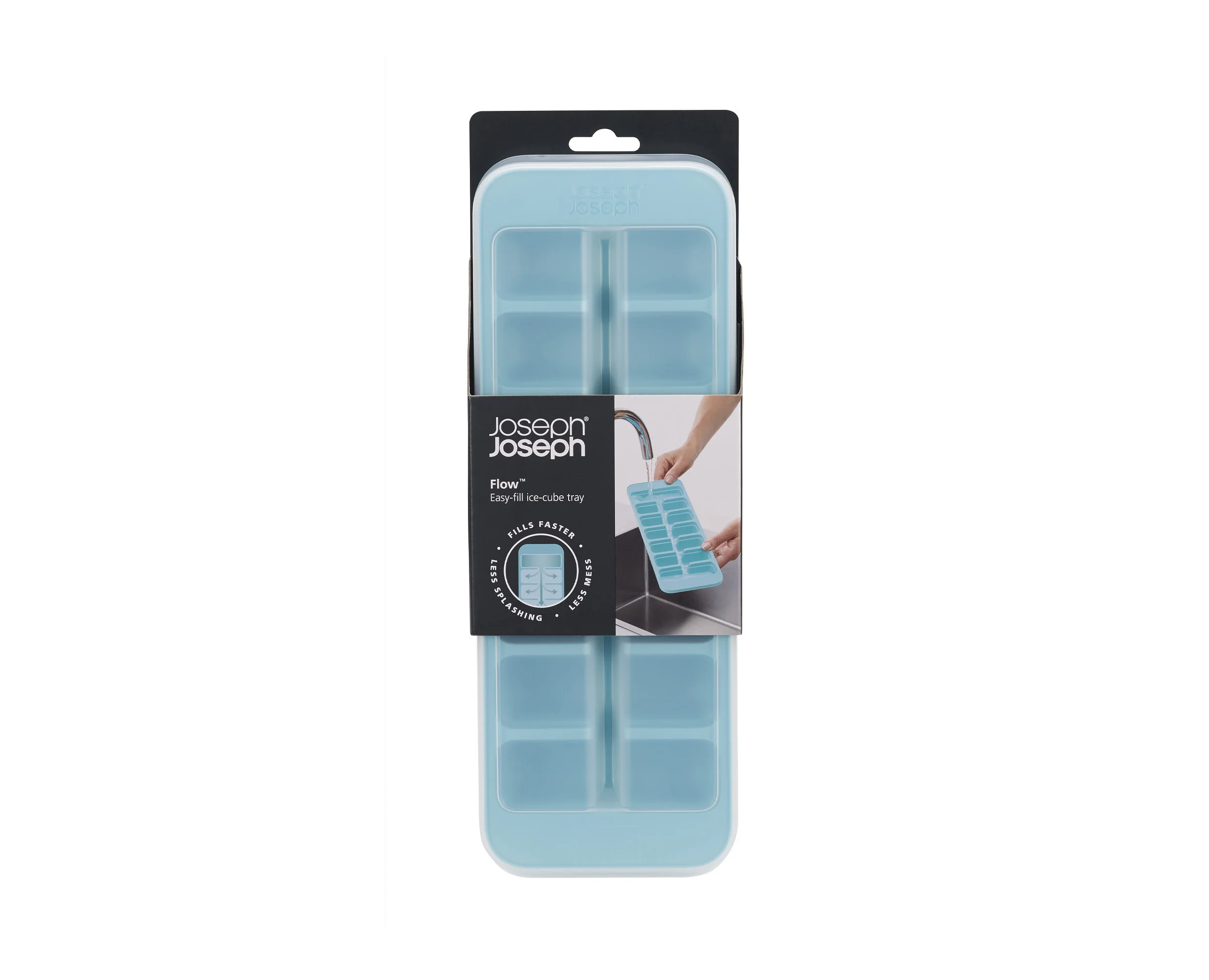 Joseph Joseph Flow Easy-fill Blue Ice-cube Trays, Blue - Image 8