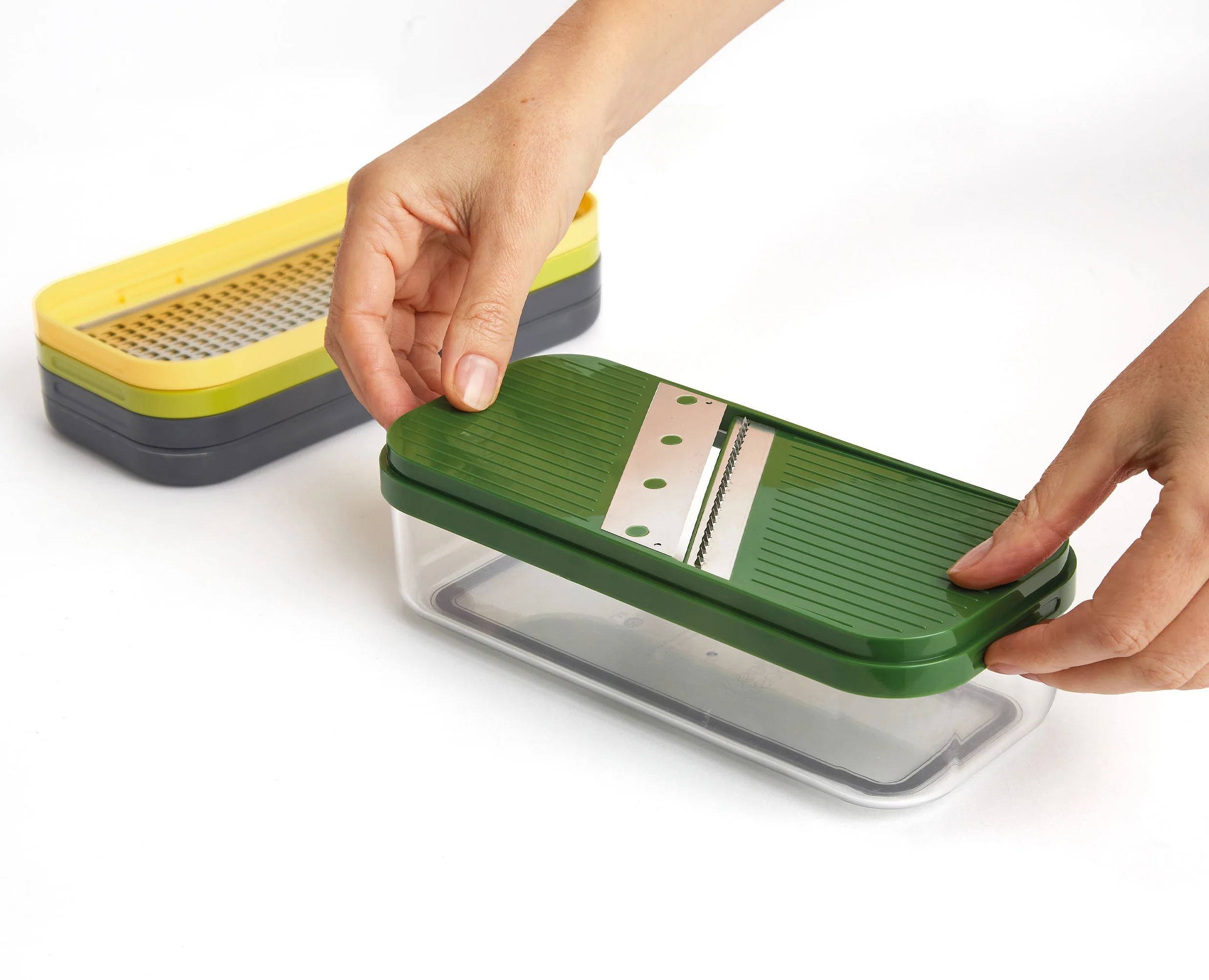 Joseph Joseph Multi-prep Compact 4-piece Grater & Slicer, Multicolour - Image 10